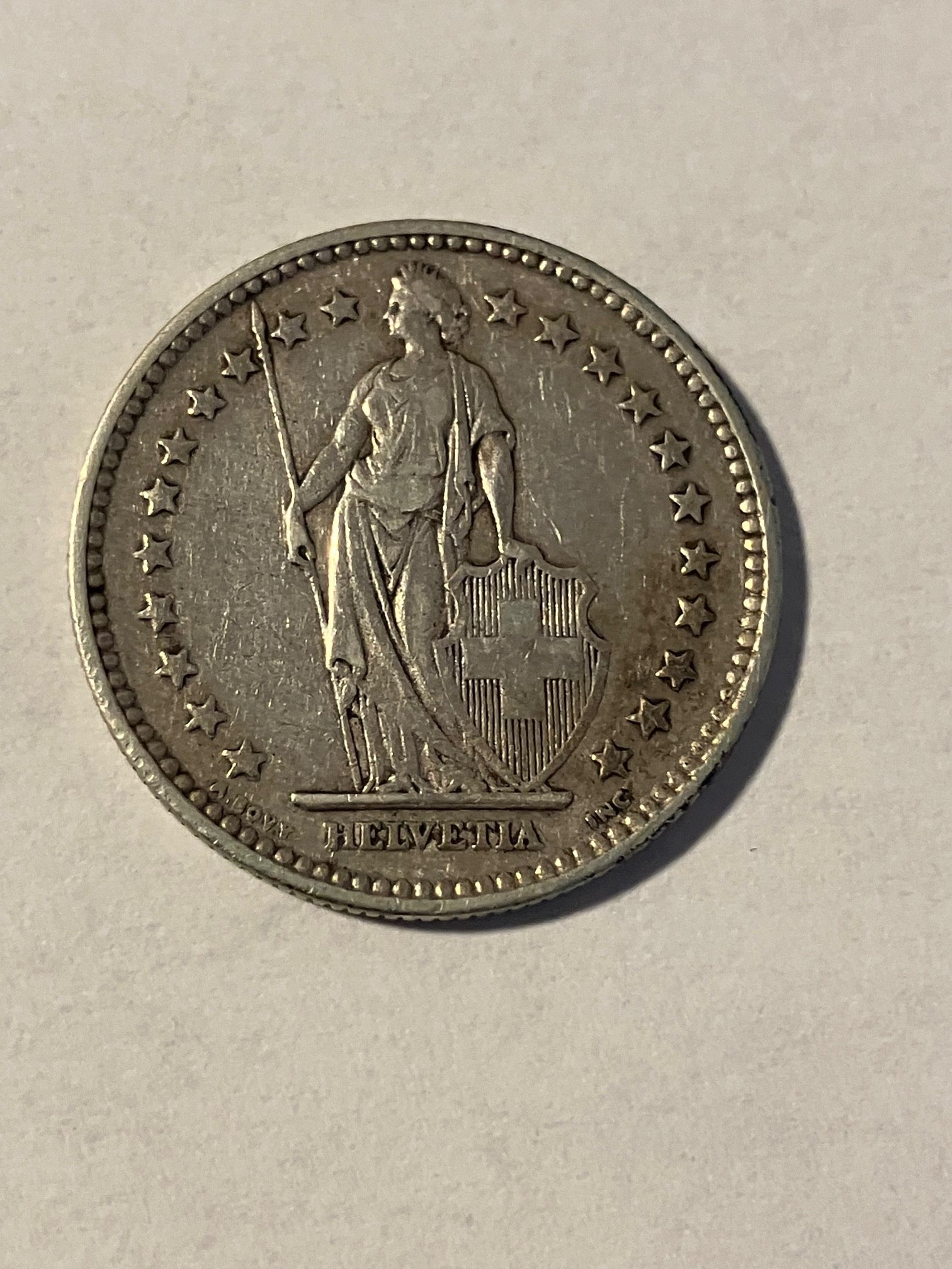 2 Francs Switzerland 1908