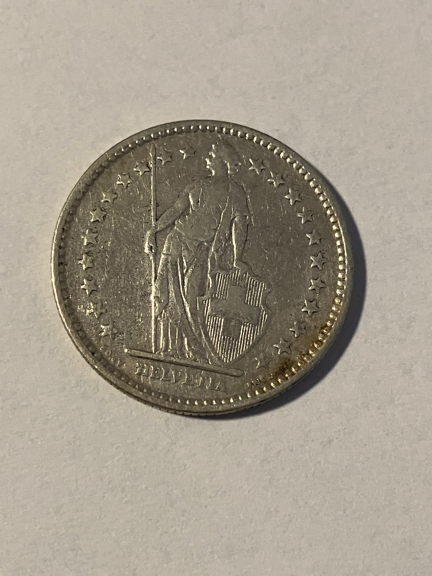 2 Francs Switzerland 1907