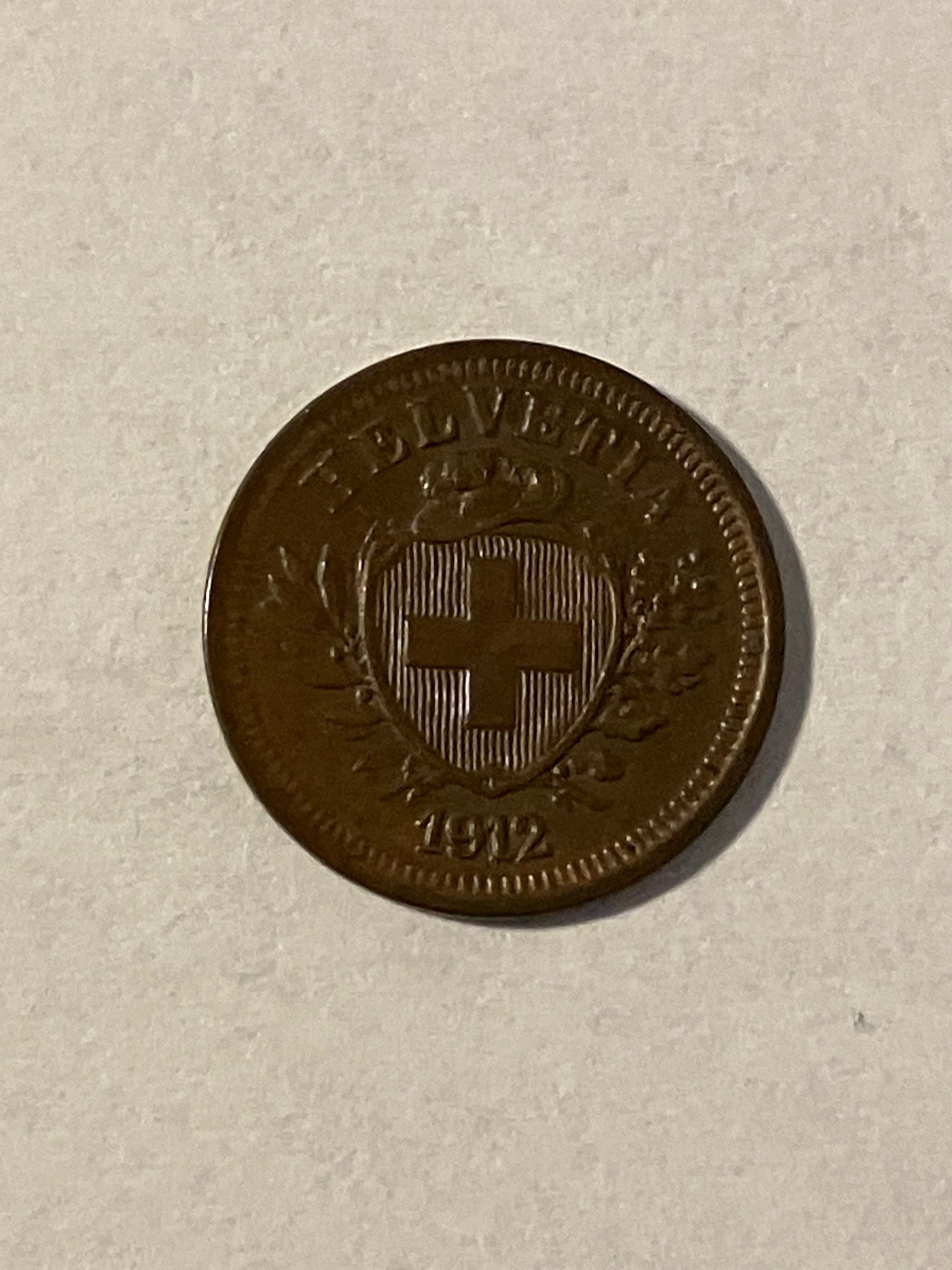 1 Rappen Switzerland 1912
