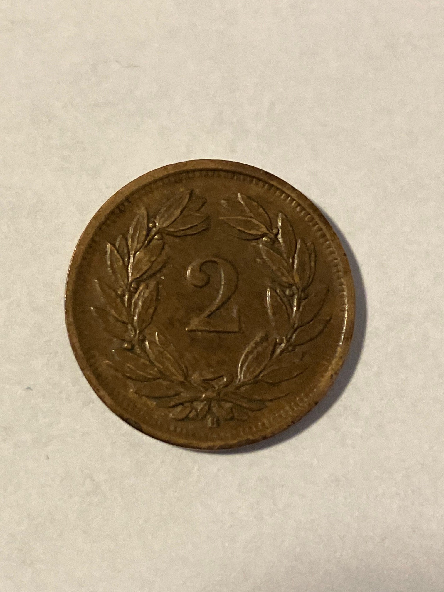 2 Rappen Switzerland 1937