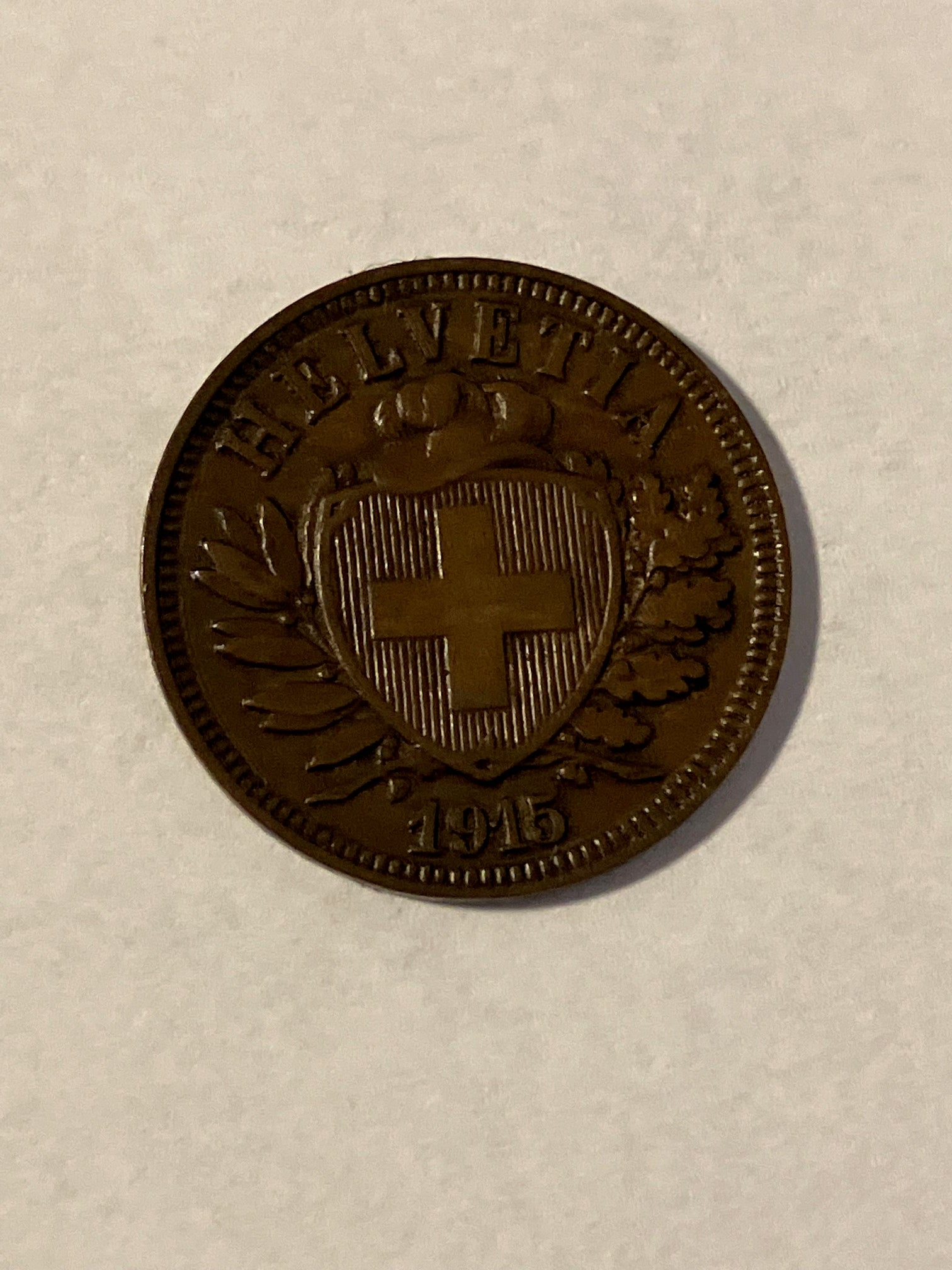 2 Rappen Switzerland 1915