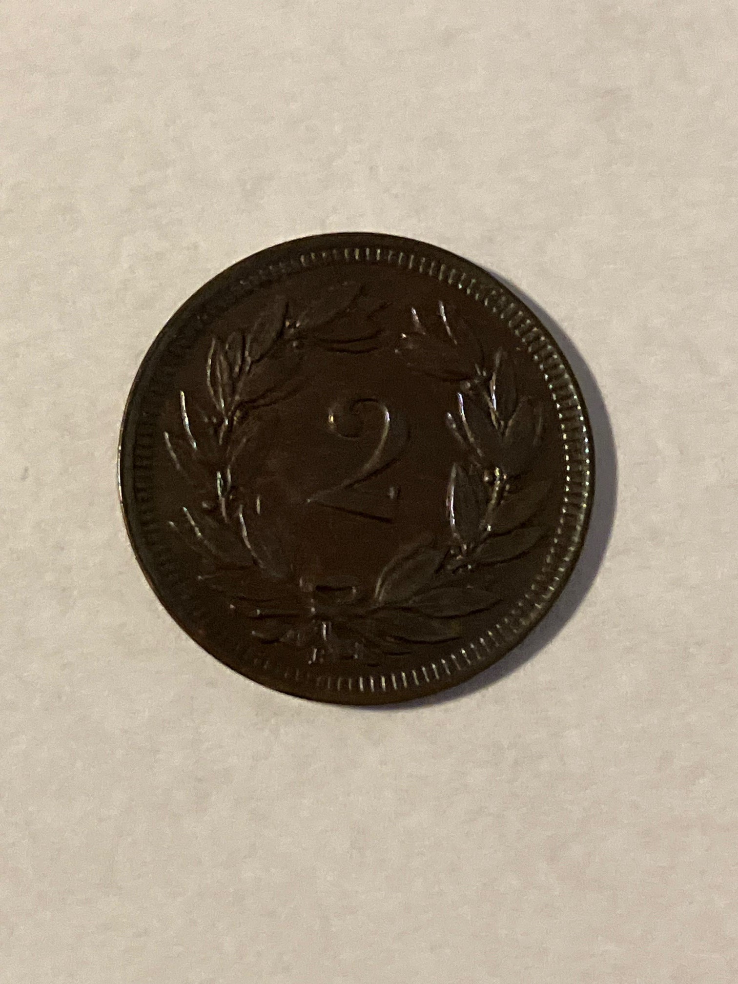 2 Rappen Switzerland 1900