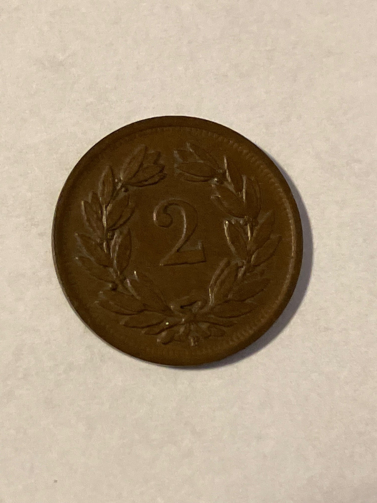 2 Rappen Switzerland 1941