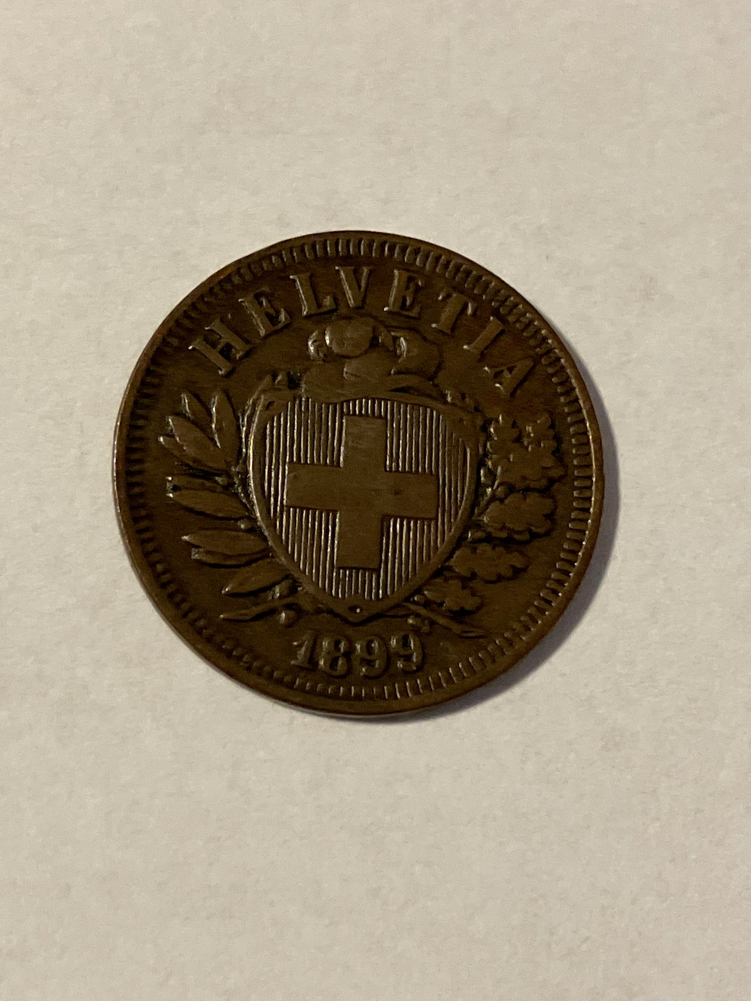 2 Rappen Switzerland 1899