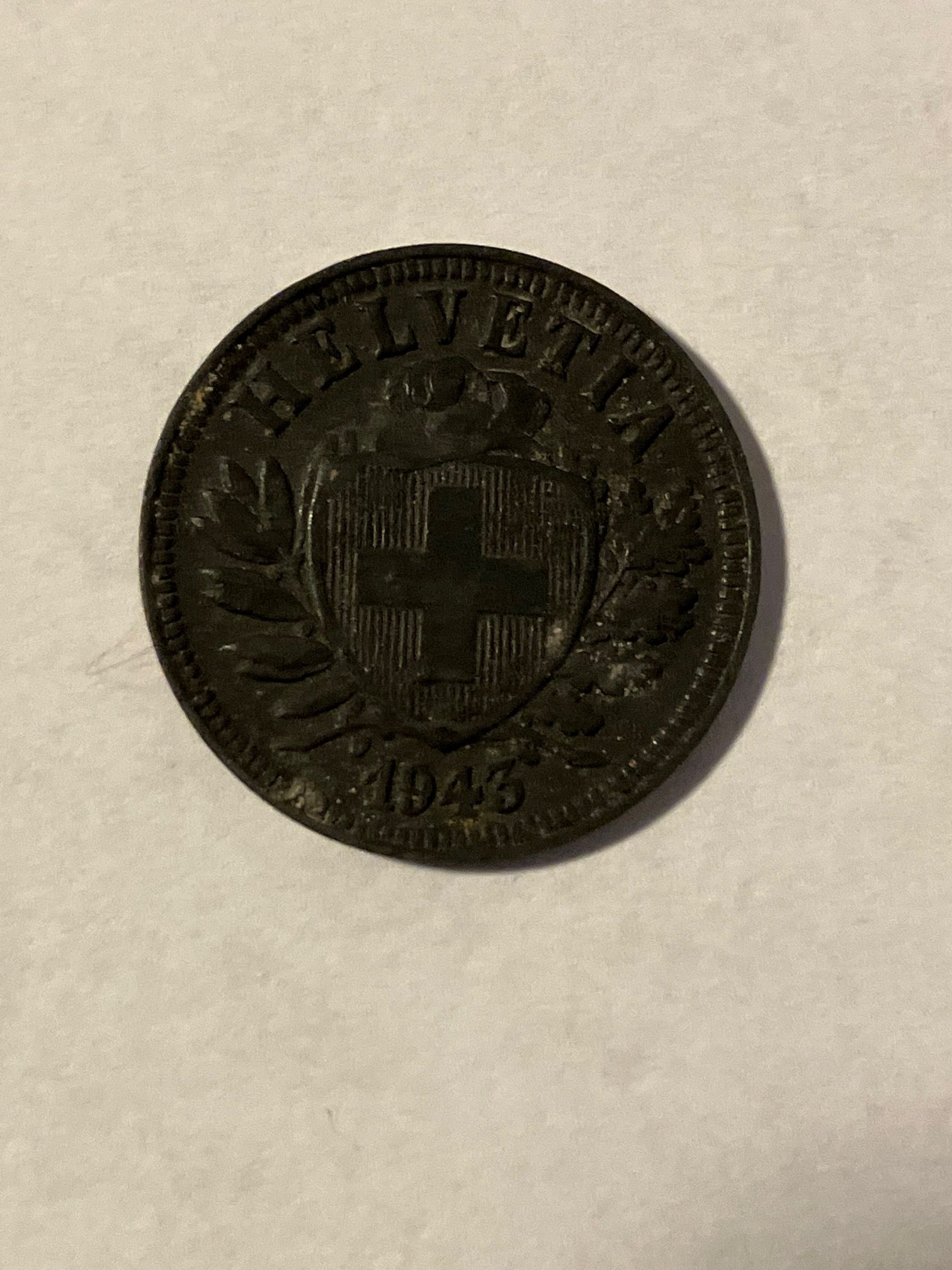 2 Rappen Switzerland 1943