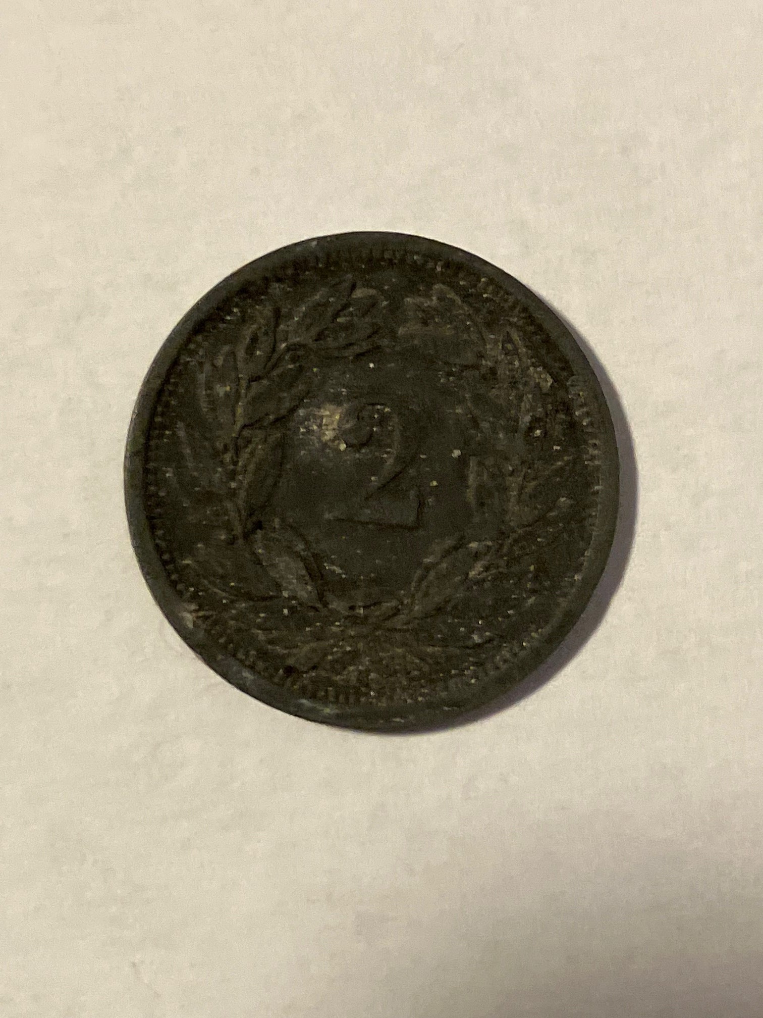 2 Rappen Switzerland 1943