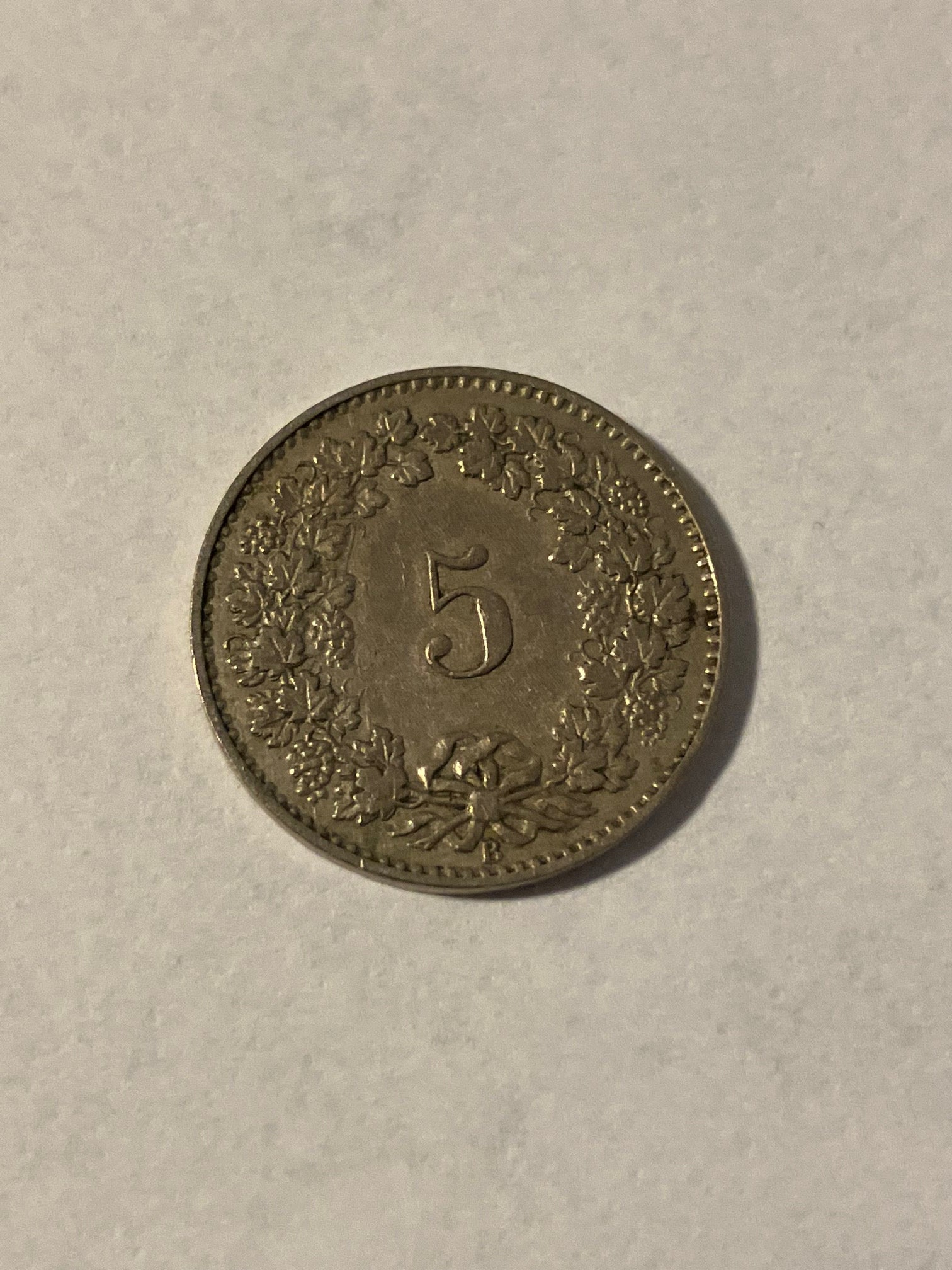 5 Rappen Switzerland 1881