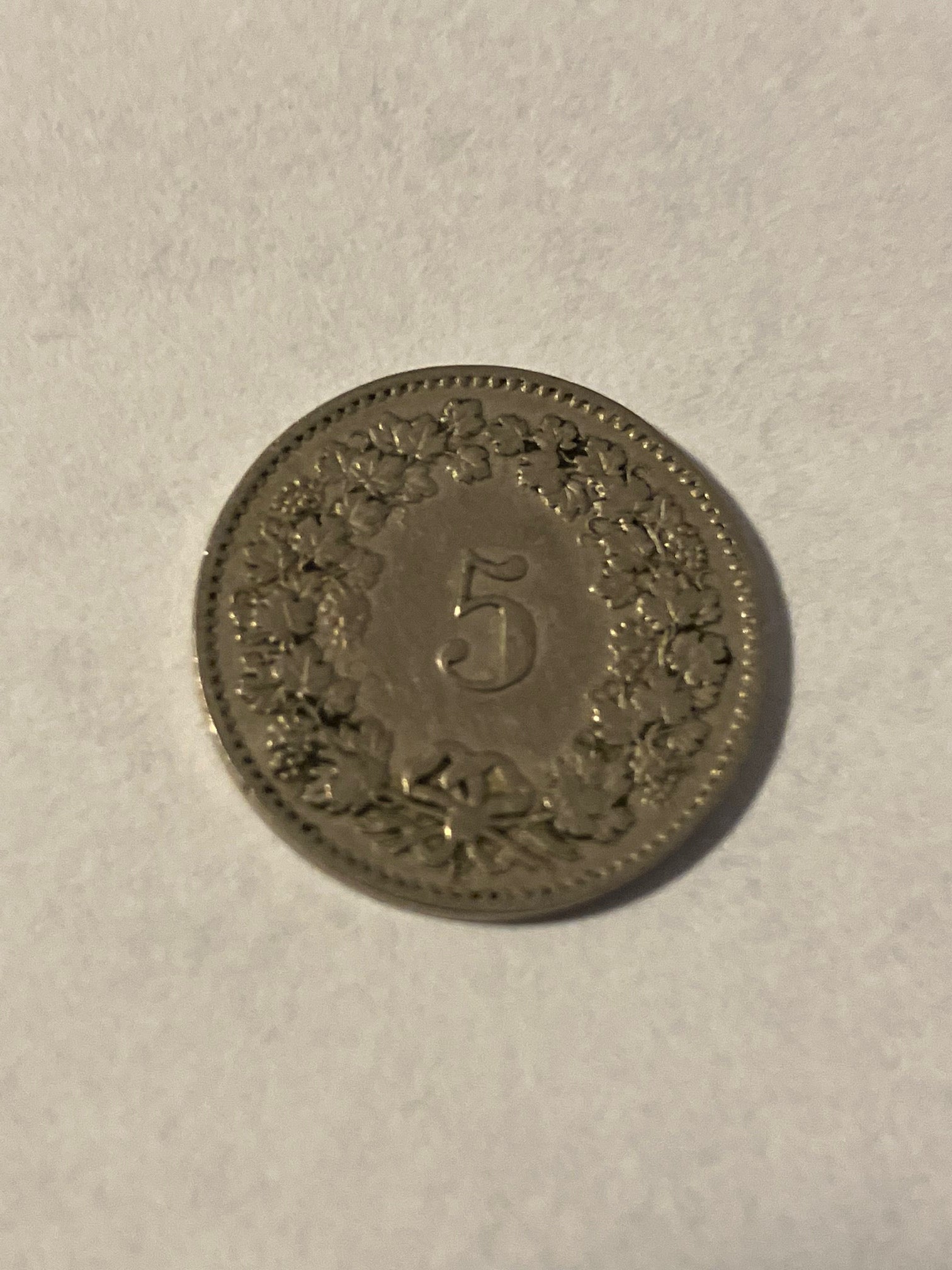 5 Rappen Switzerland 1879
