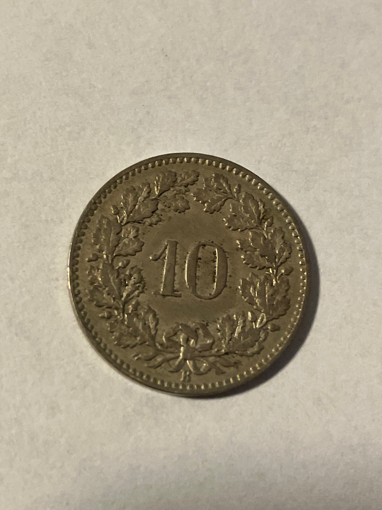 5 Rappen Switzerland 1880