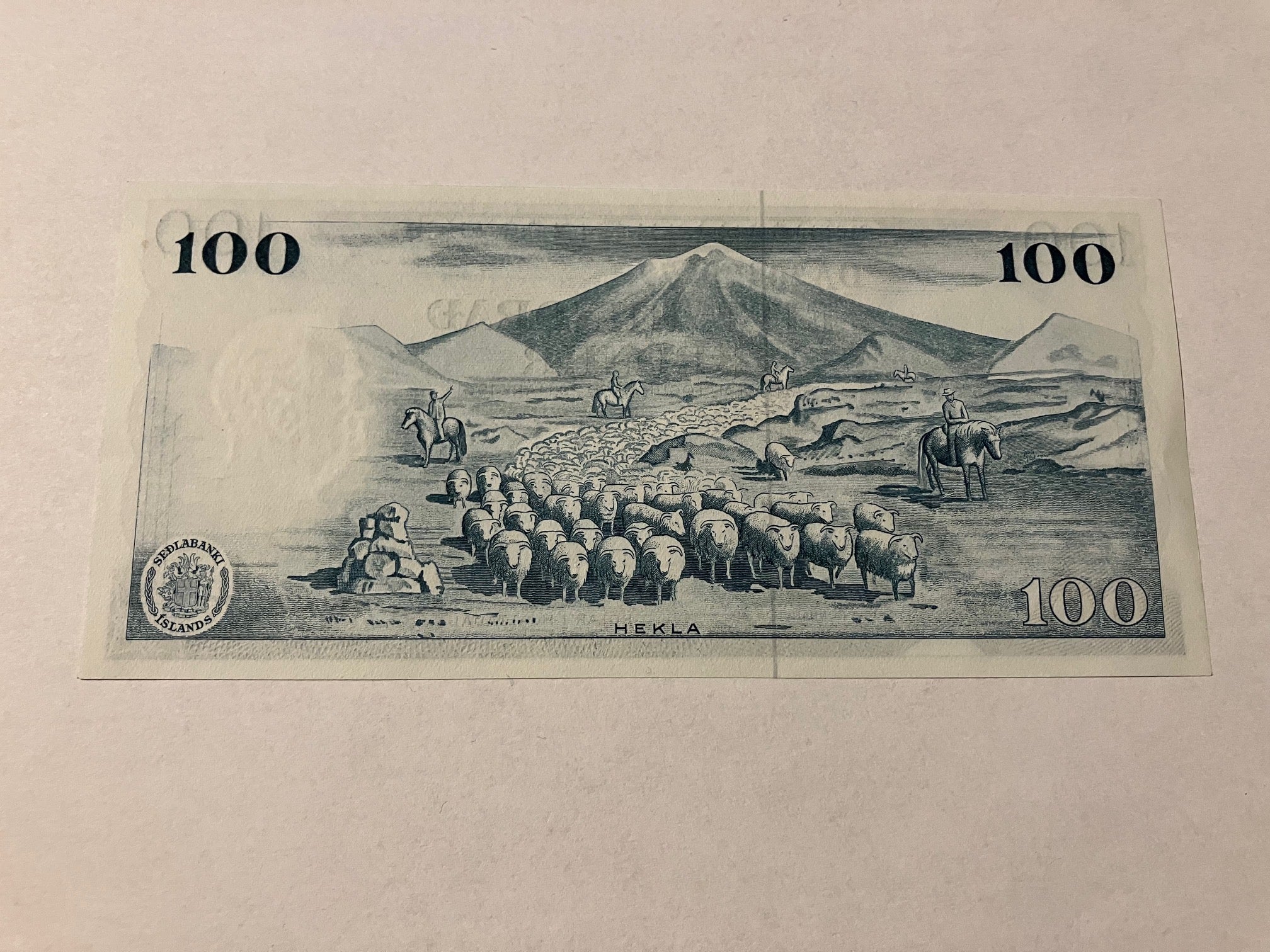 100 Kronur 1961 Iceland