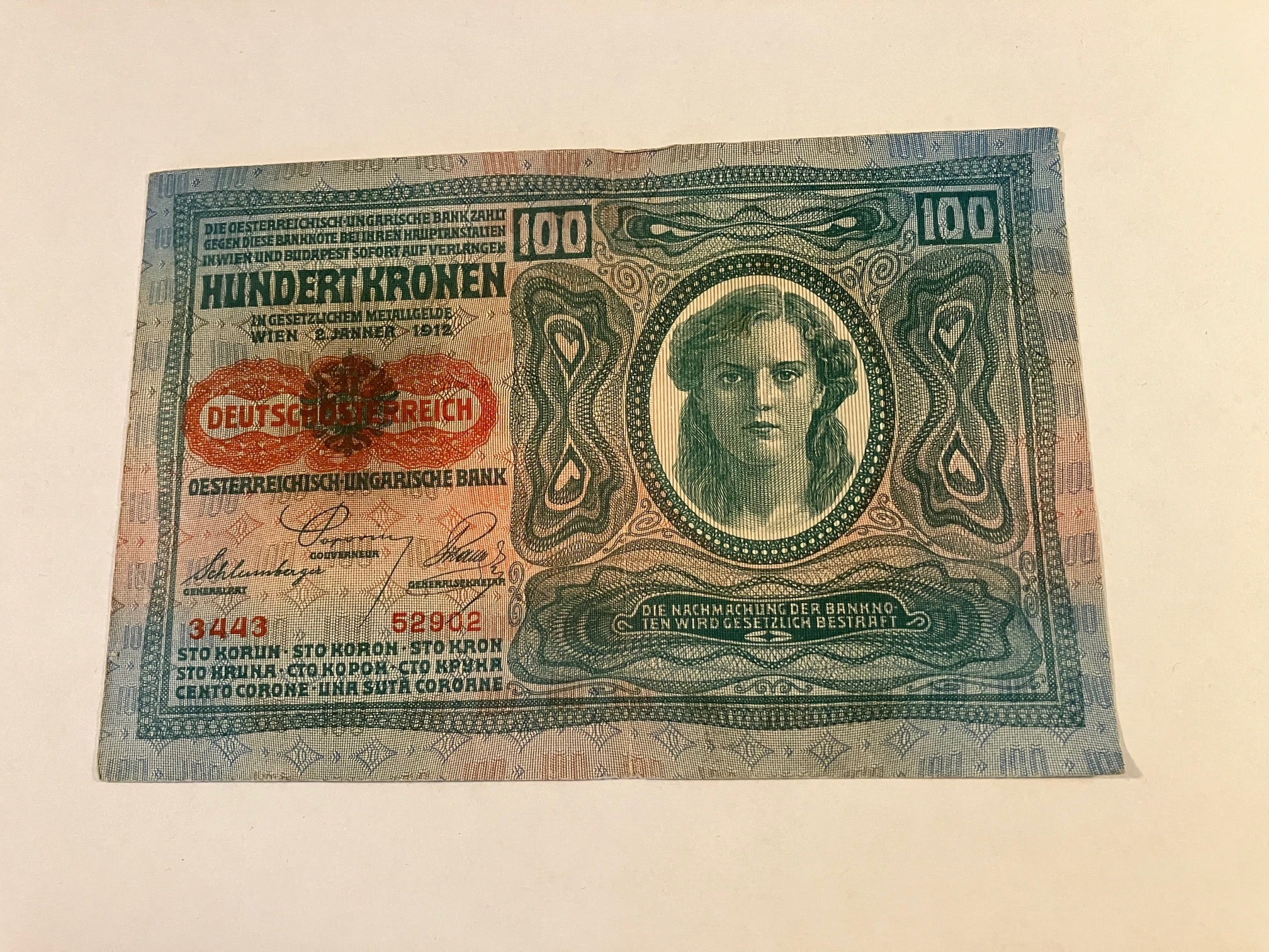100 Kronen Østrig-Ungarn