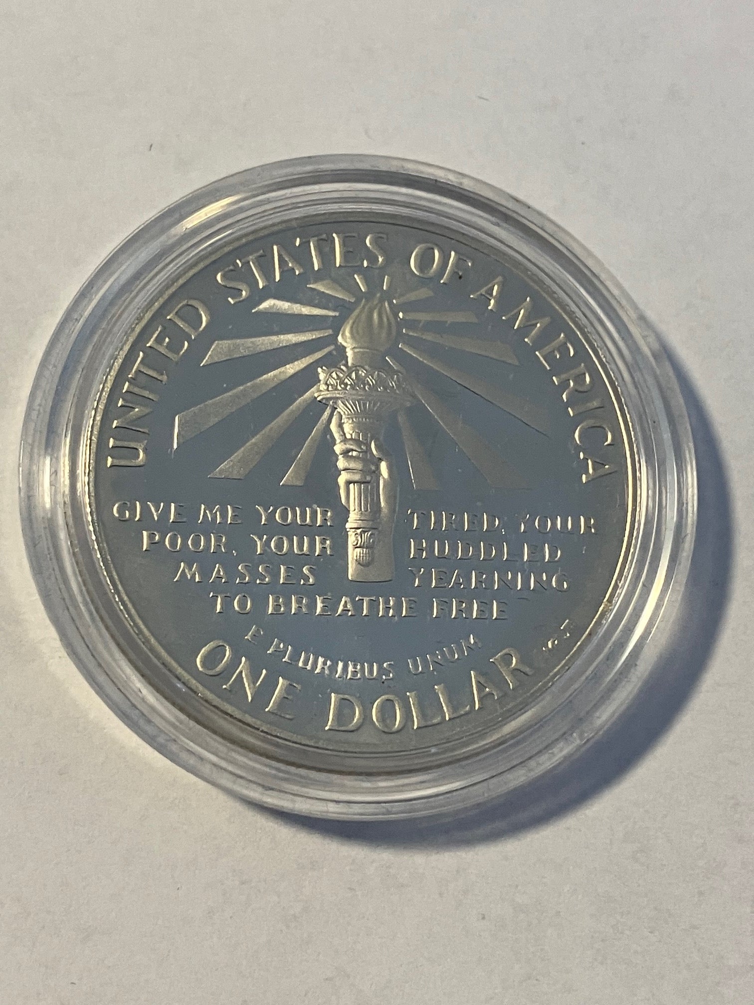 1 Dollar Statue of Liberty 1986 USA - Silver