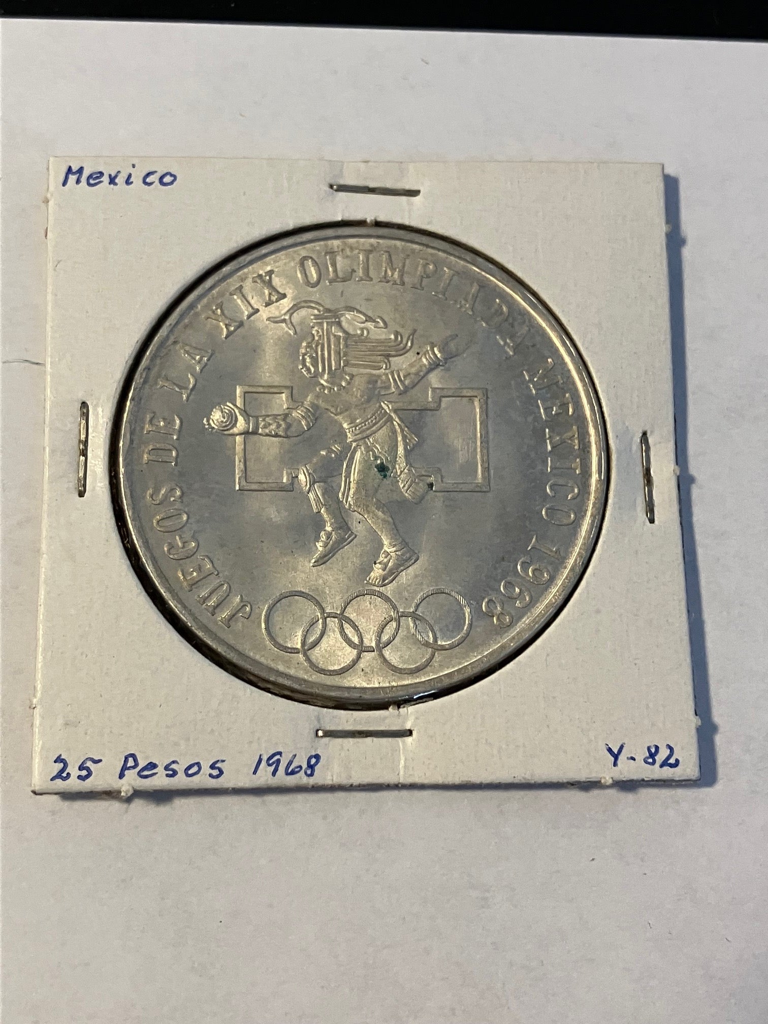 25 Pesos 1968 Mexico - Silver