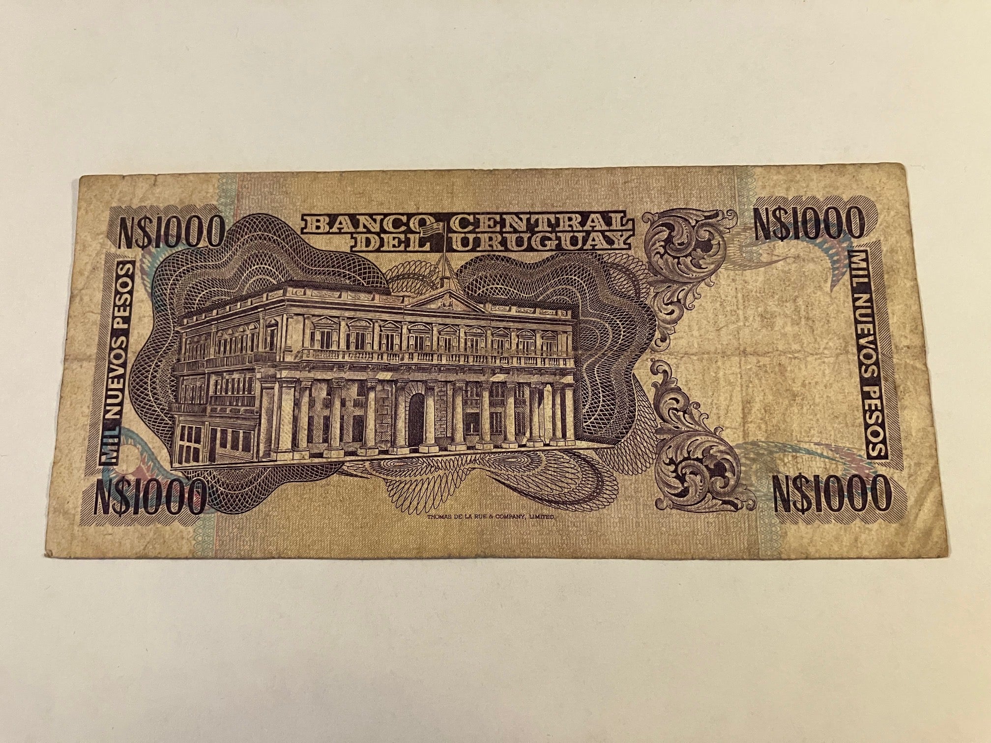 1000 Nuevos Pesos Uruguay