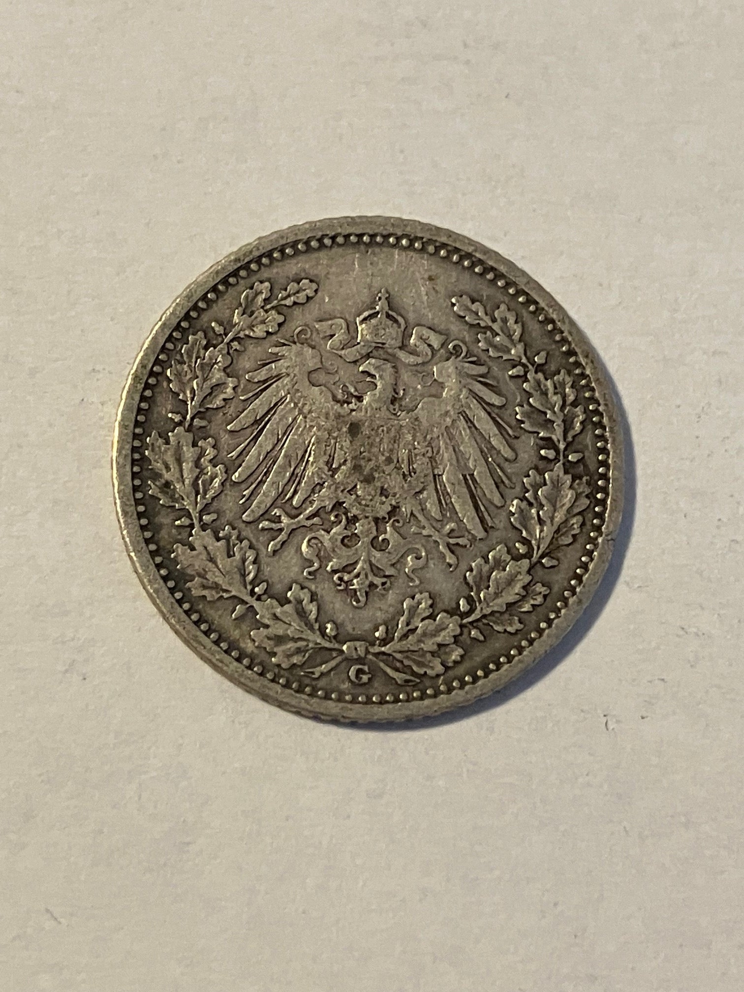1/2 Mark 1908 Germany