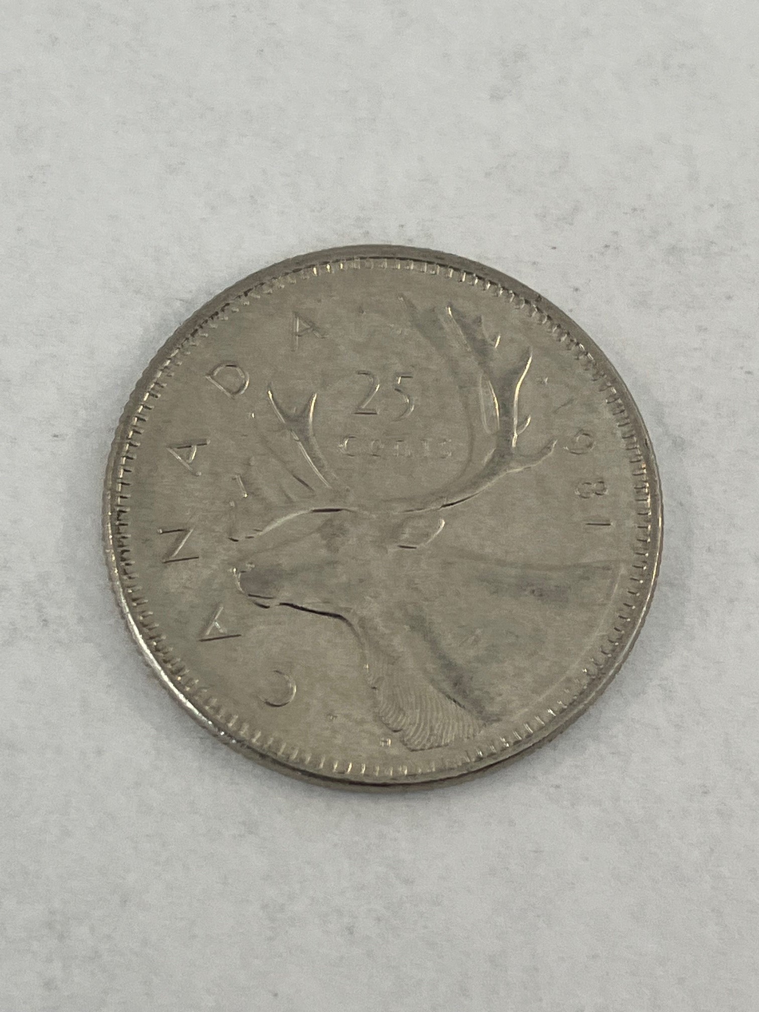 25 Cents Canada 1981