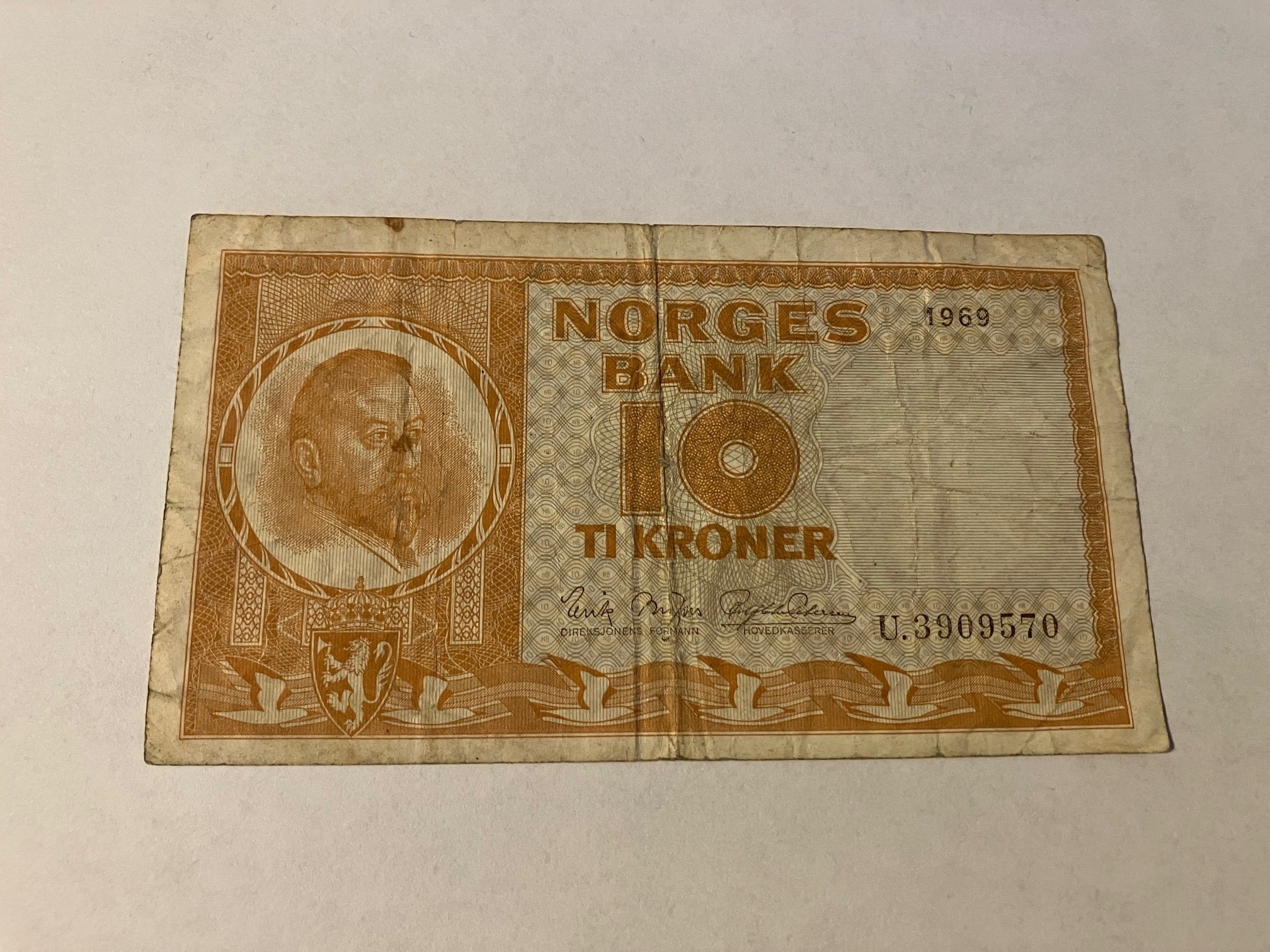 10 Kroner Norge 1969