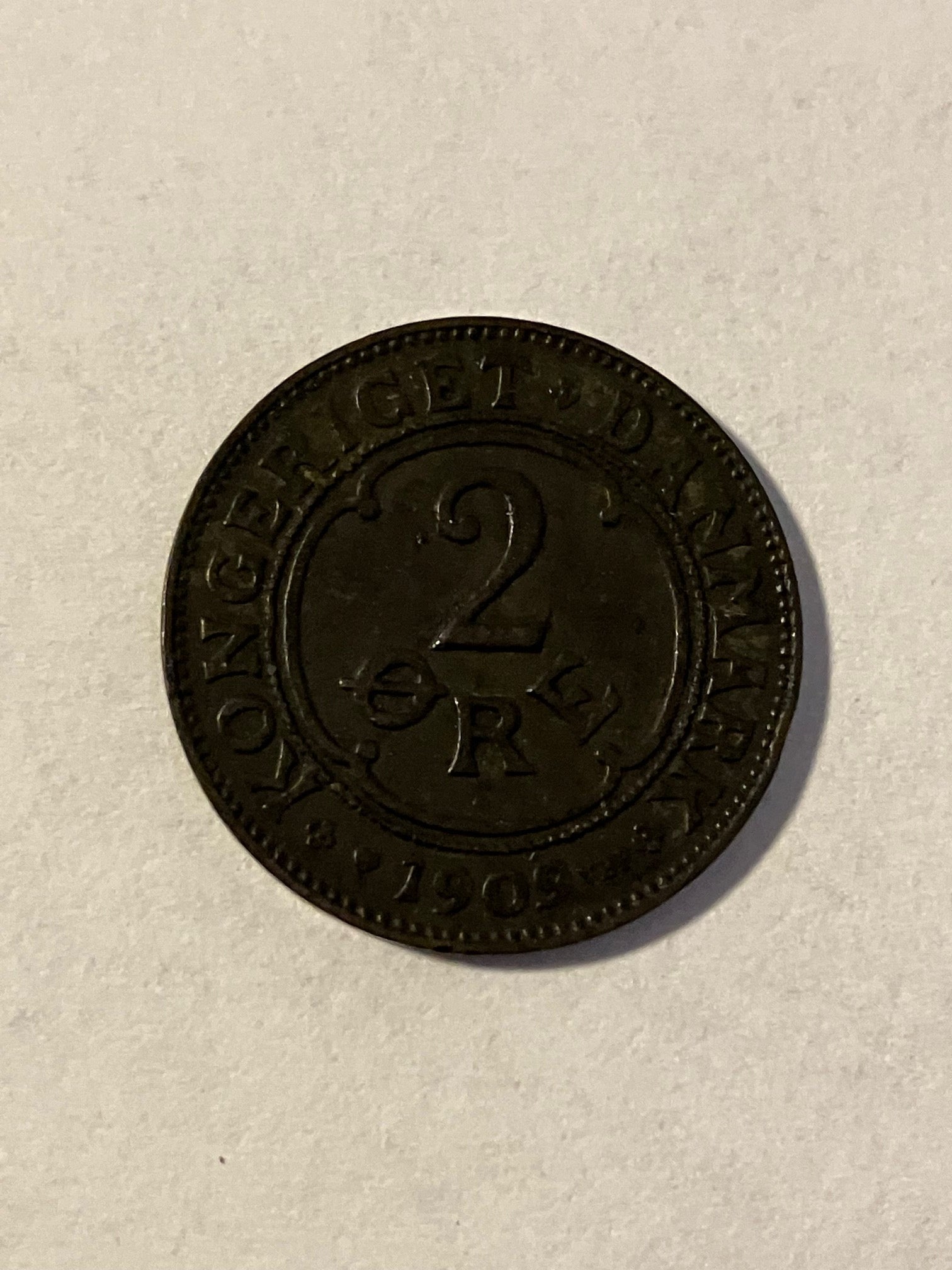 2 Øre 1909