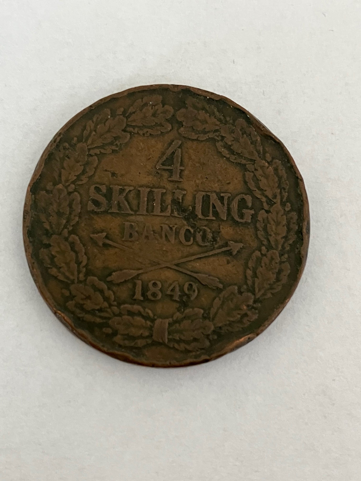 4 Skilling 1849 Sweden