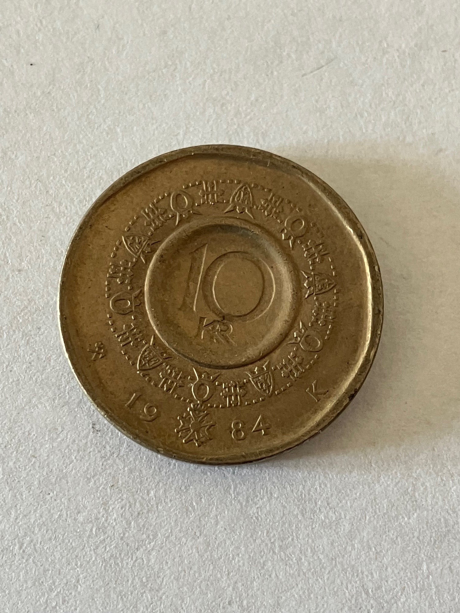 10 Kroner Norge 1984