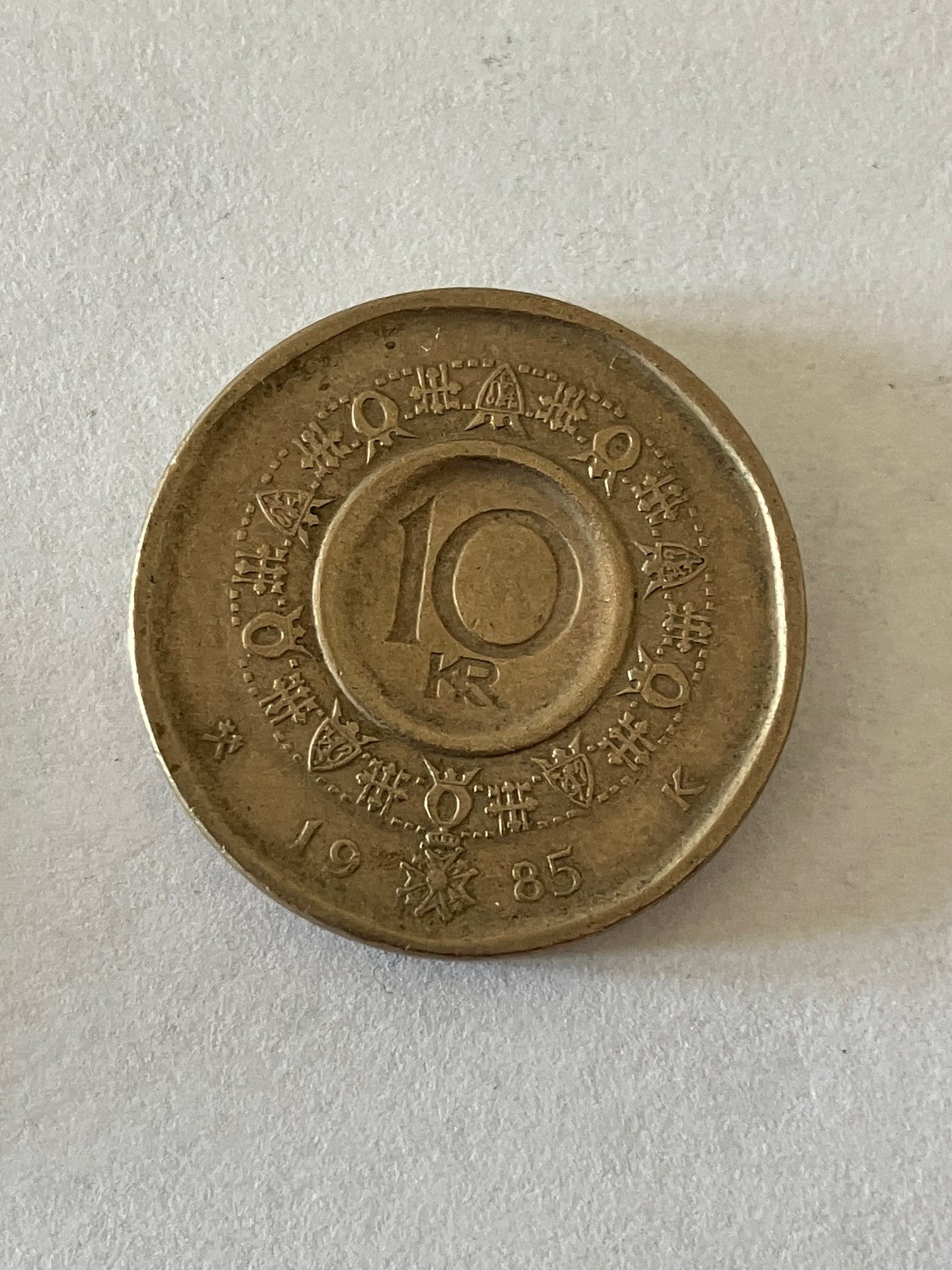 10 Kroner Norge 1985