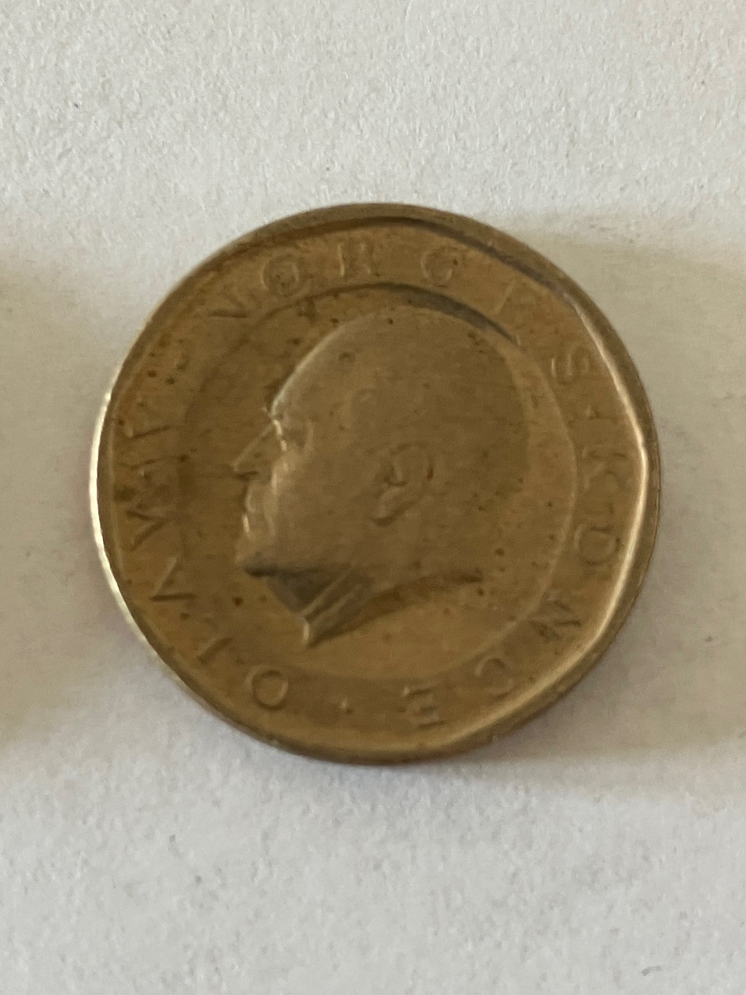 10 Kroner Norge 1988