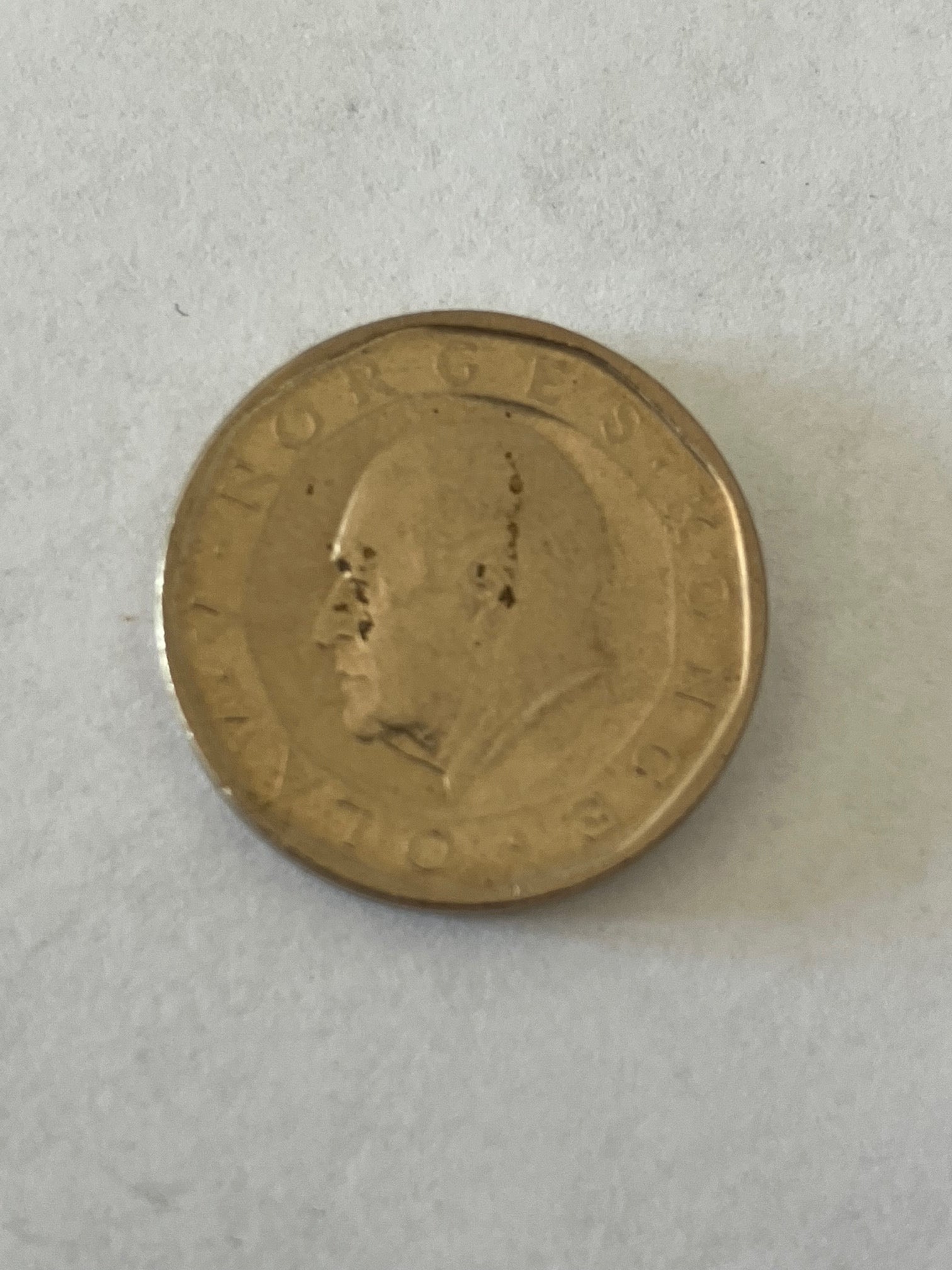 10 Kroner Norge 1990