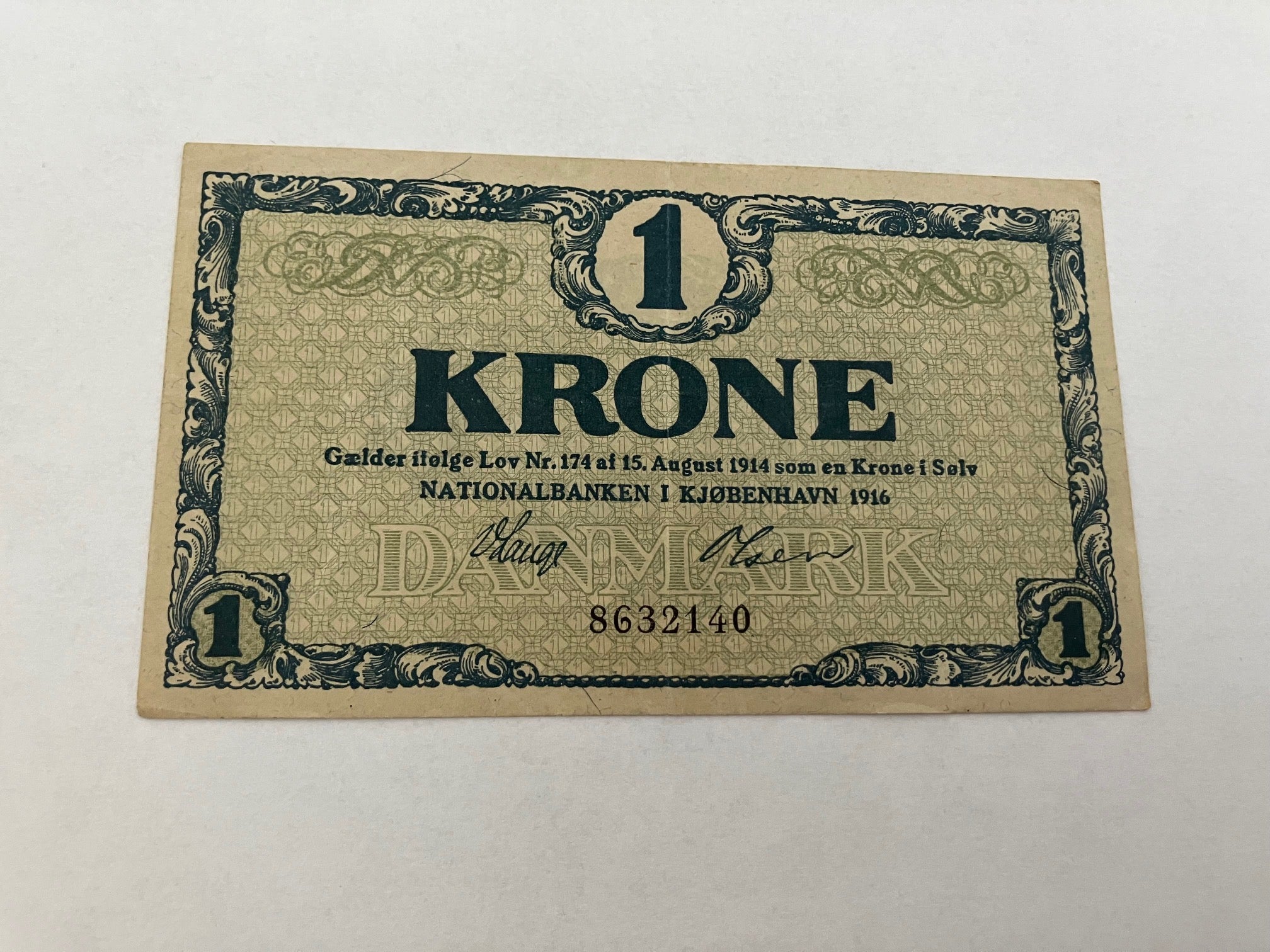 1 Krone 1916 - Pæn