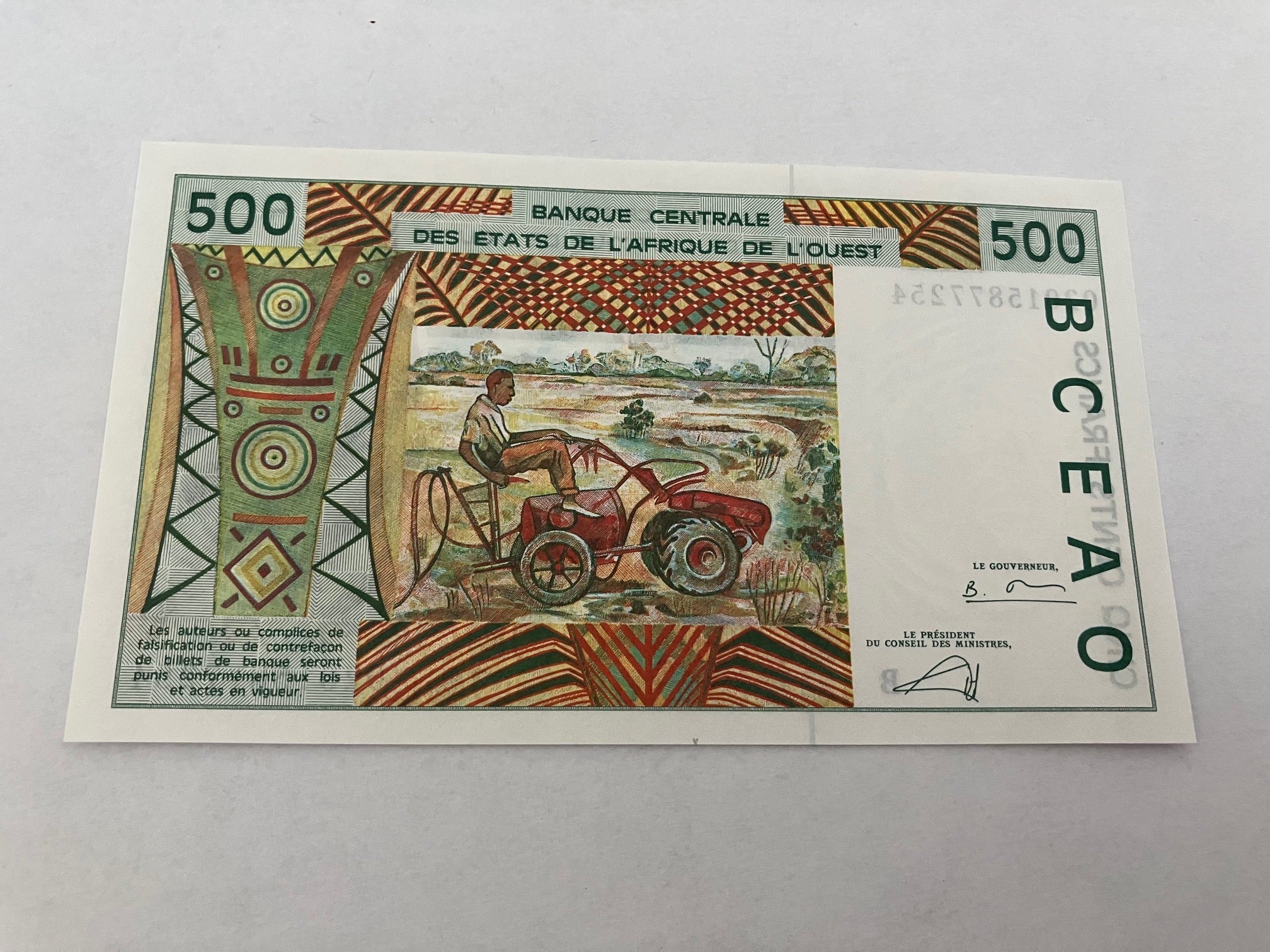 500 Francs Central African States
