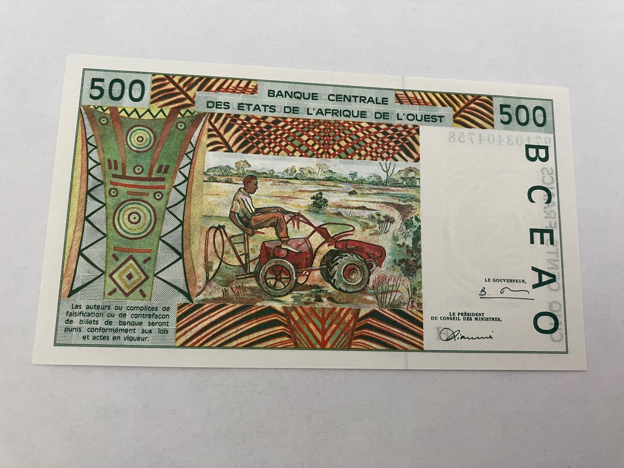 500 Francs Central African States