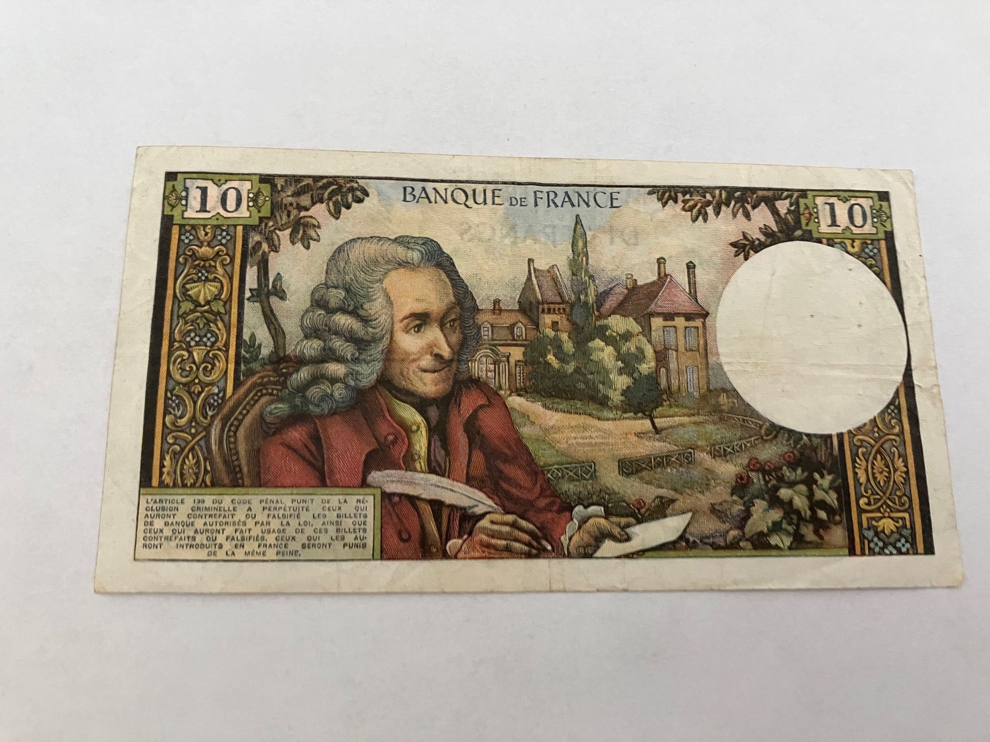 10 Francs France 1971