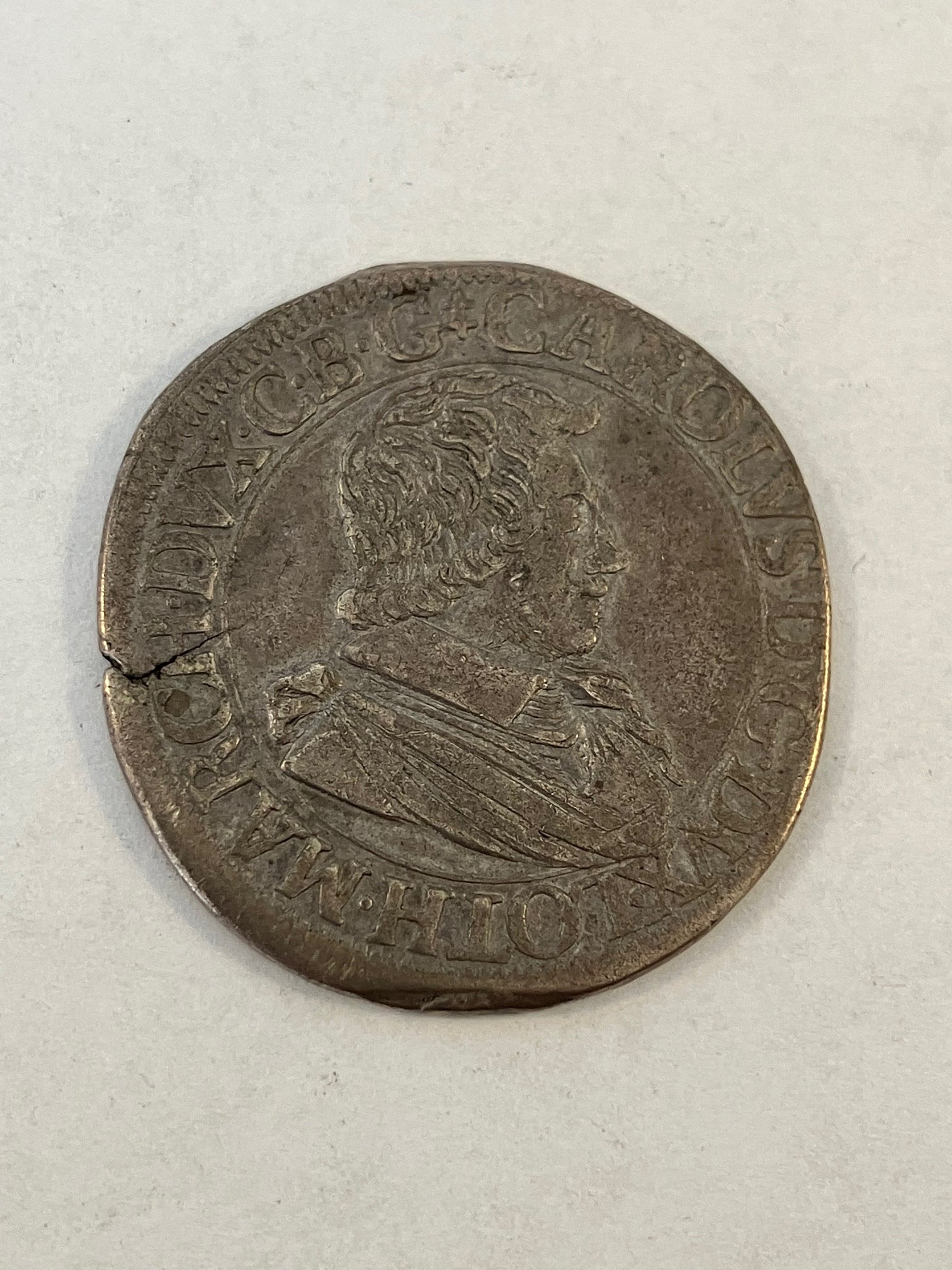 Teston 1627 France - Lorraine, Chales IV (1625–1634)