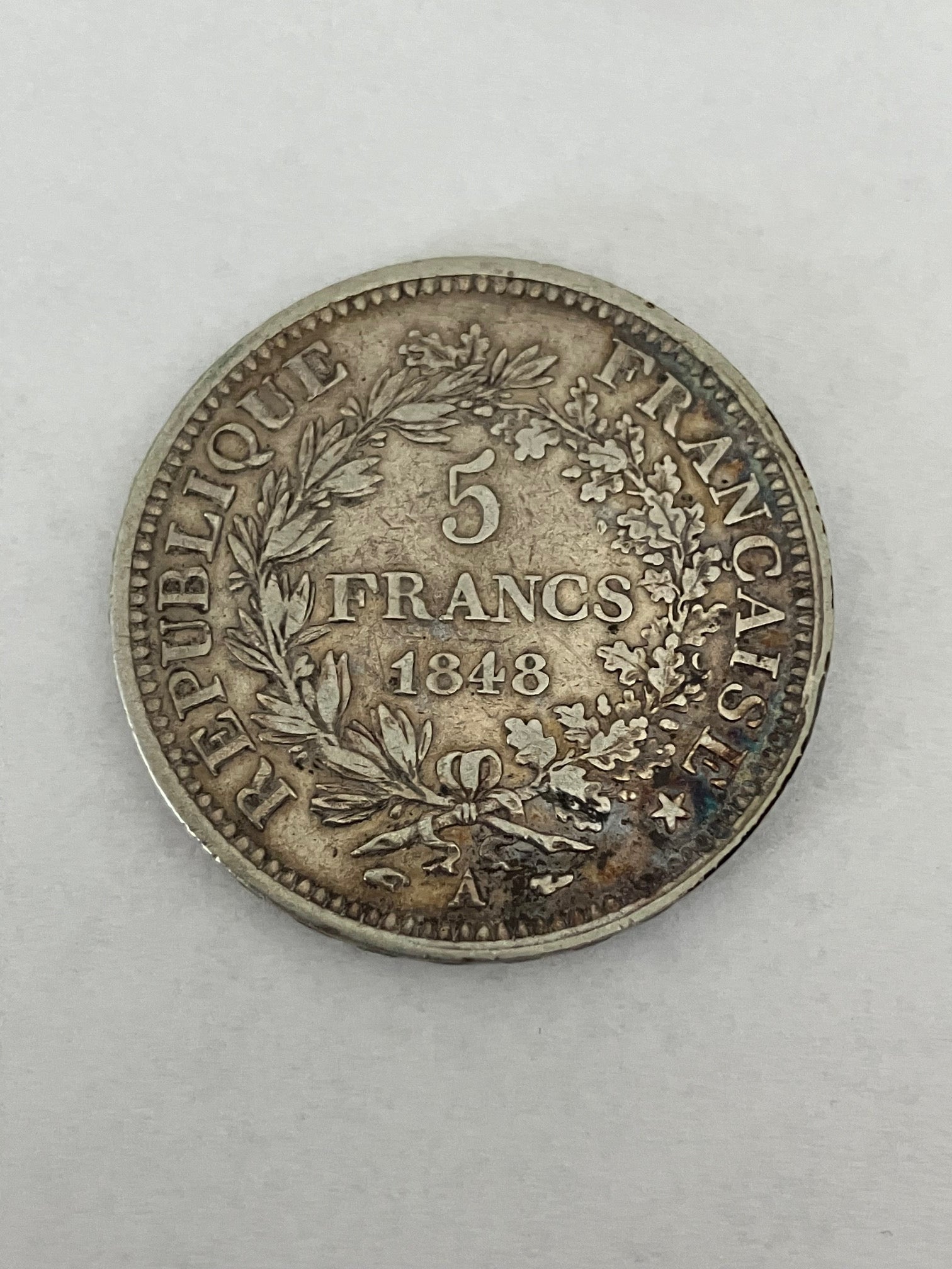 5 Francs France 1848 A