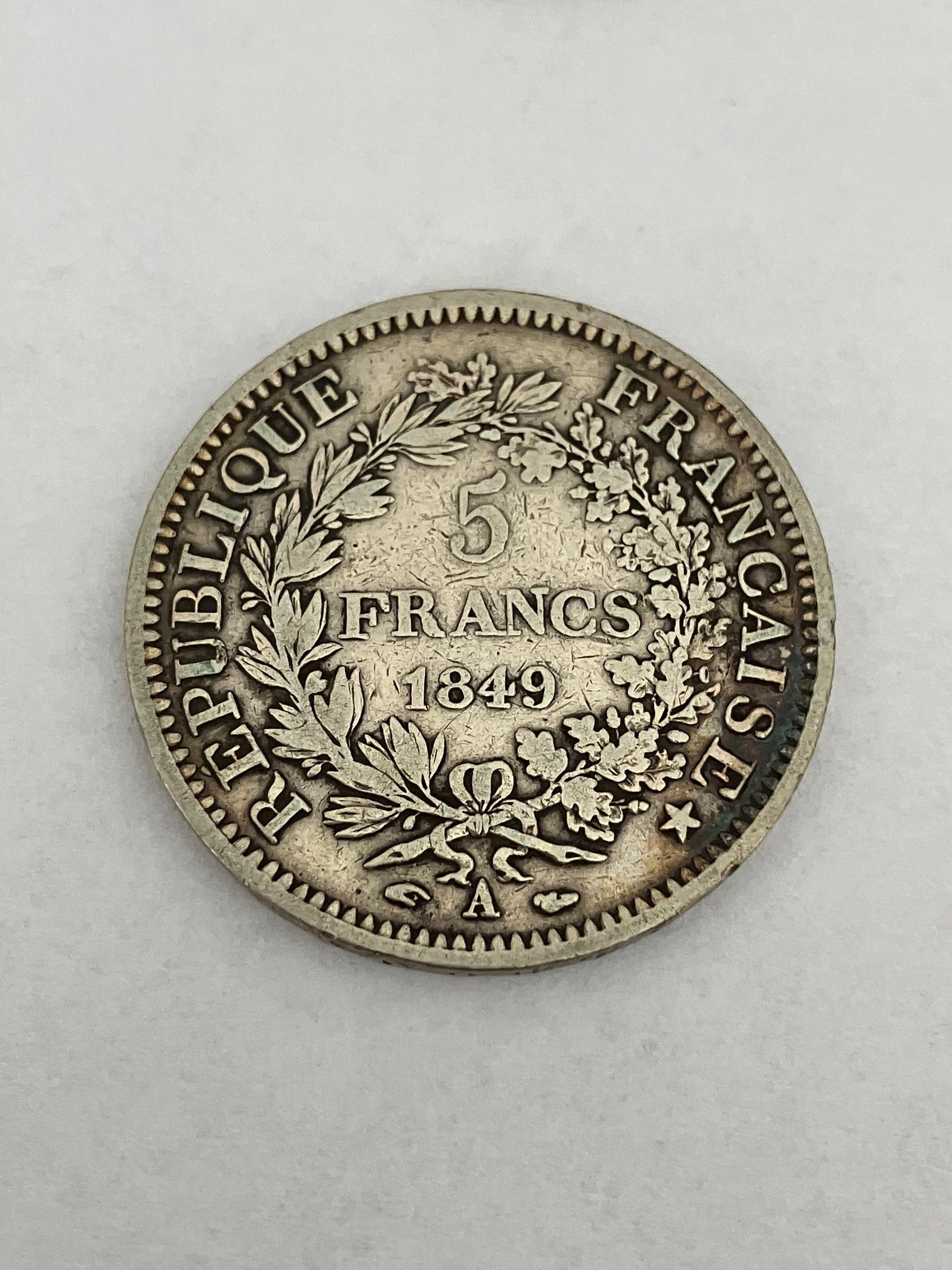 5 Francs France 1849 A