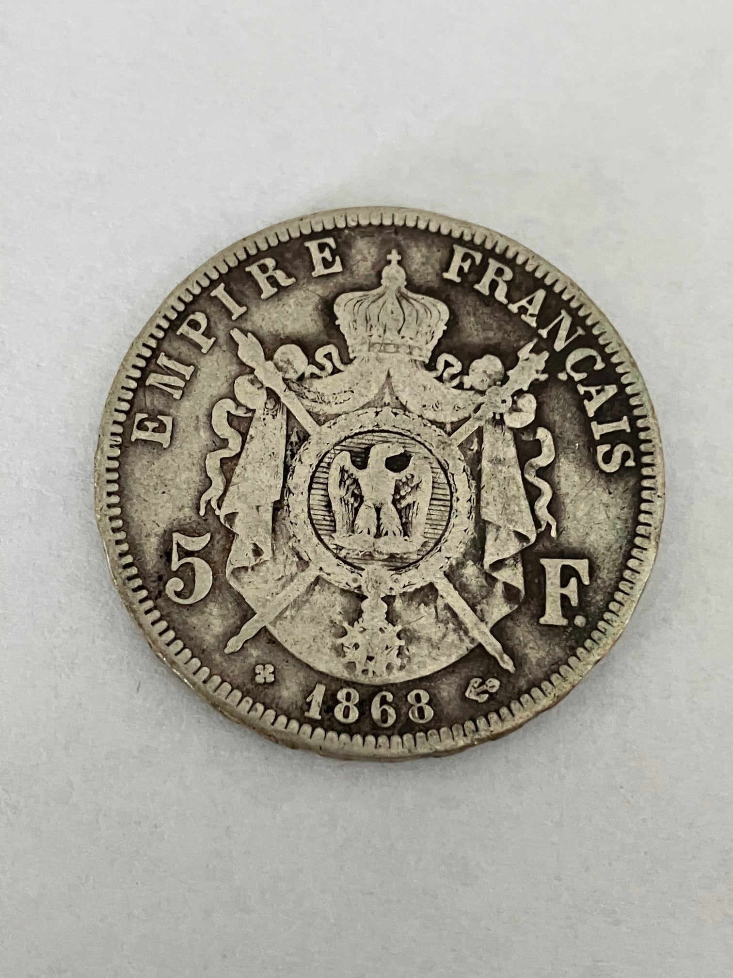 5 Francs 1868 France