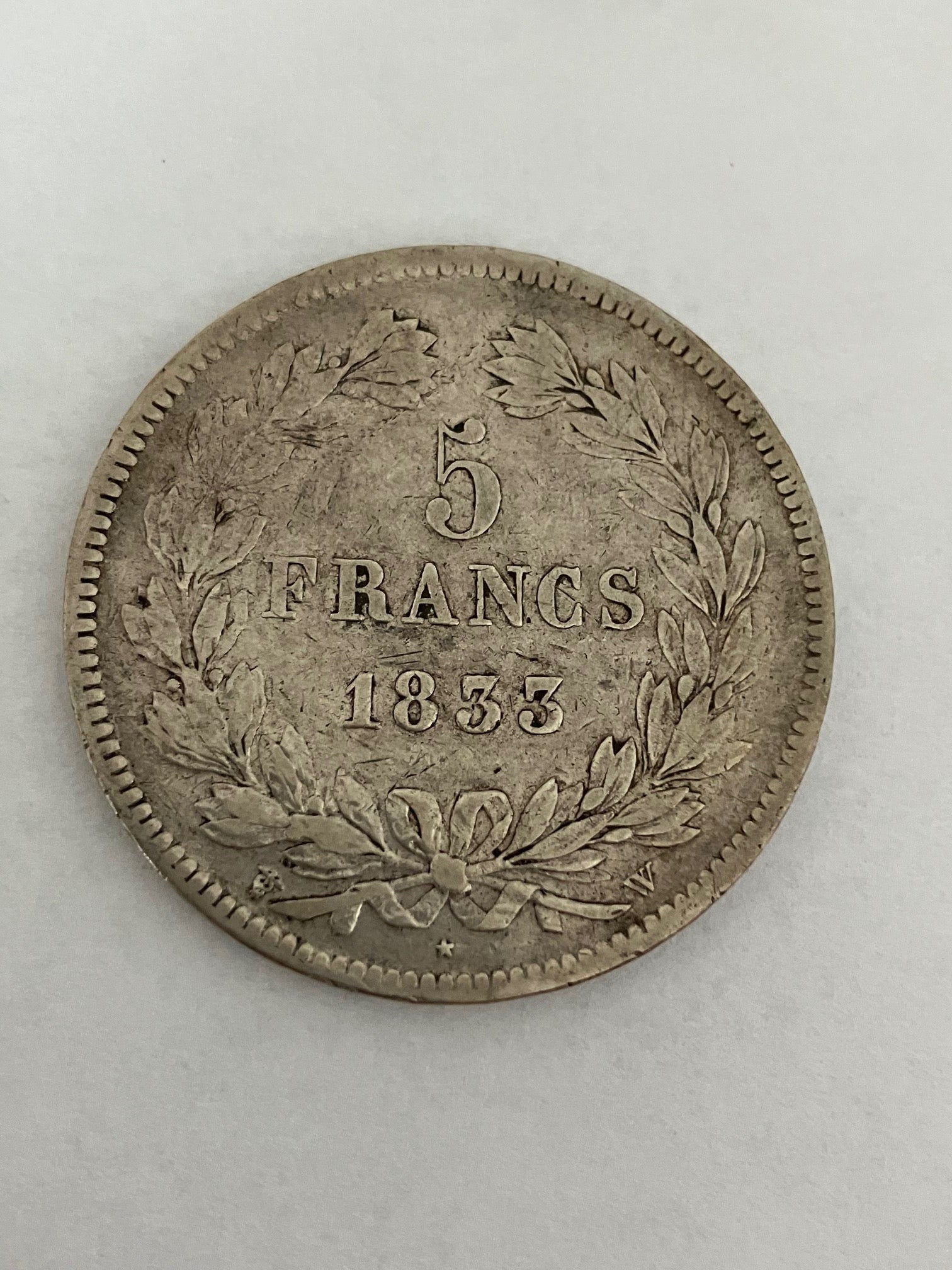 5 Francs 1833 France