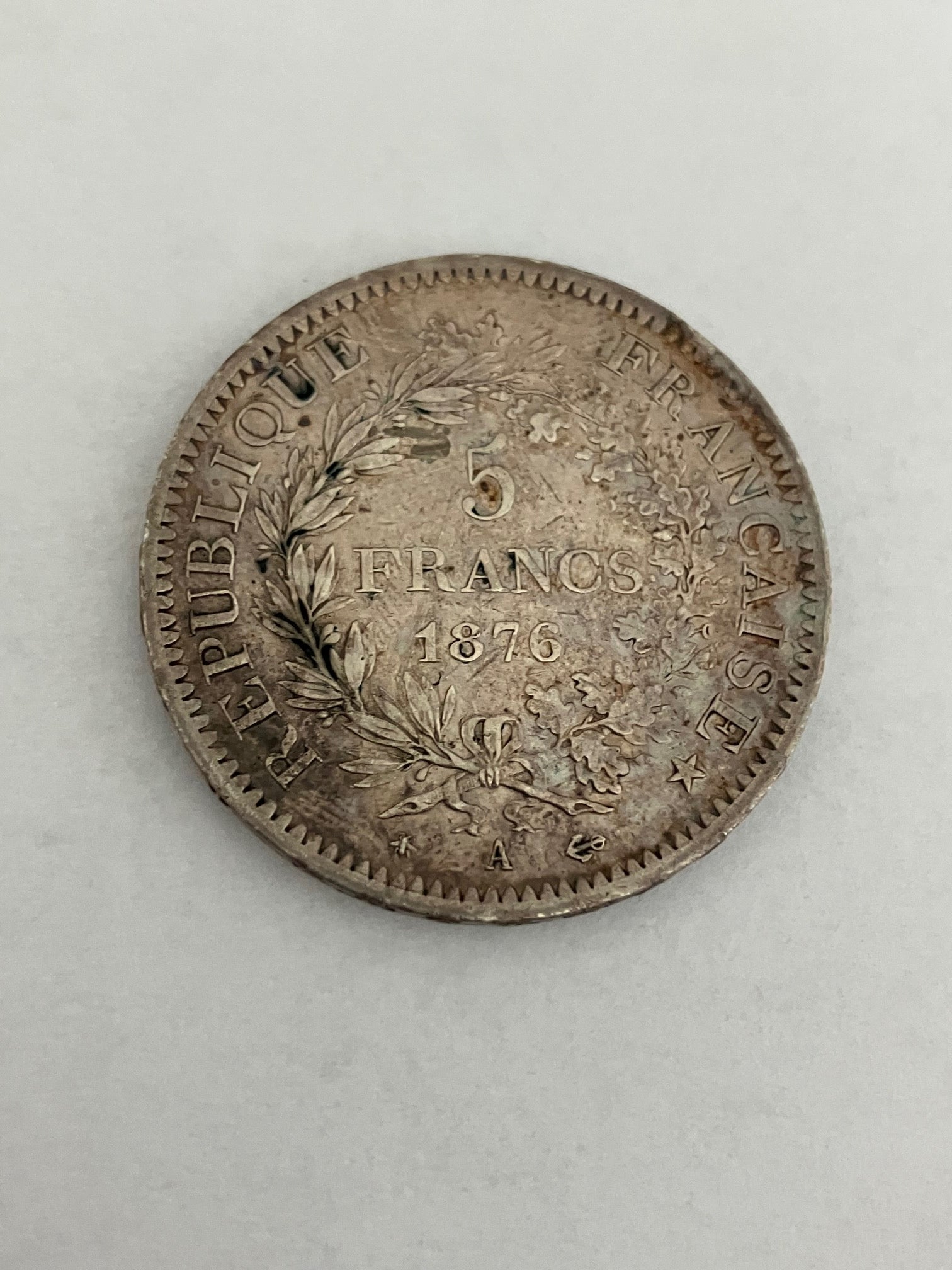 5 Francs 1876 A France