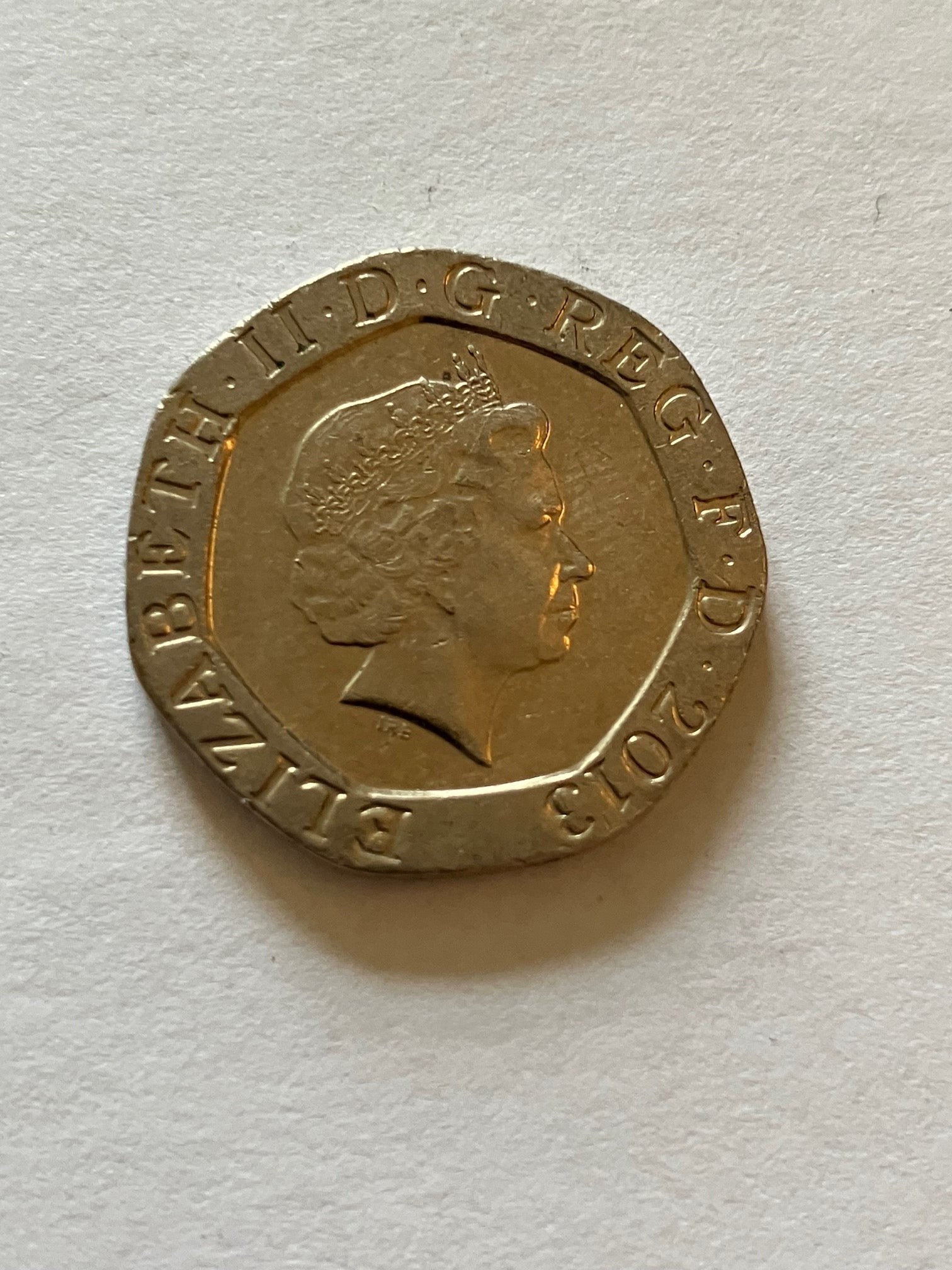 20 Pence England 2013