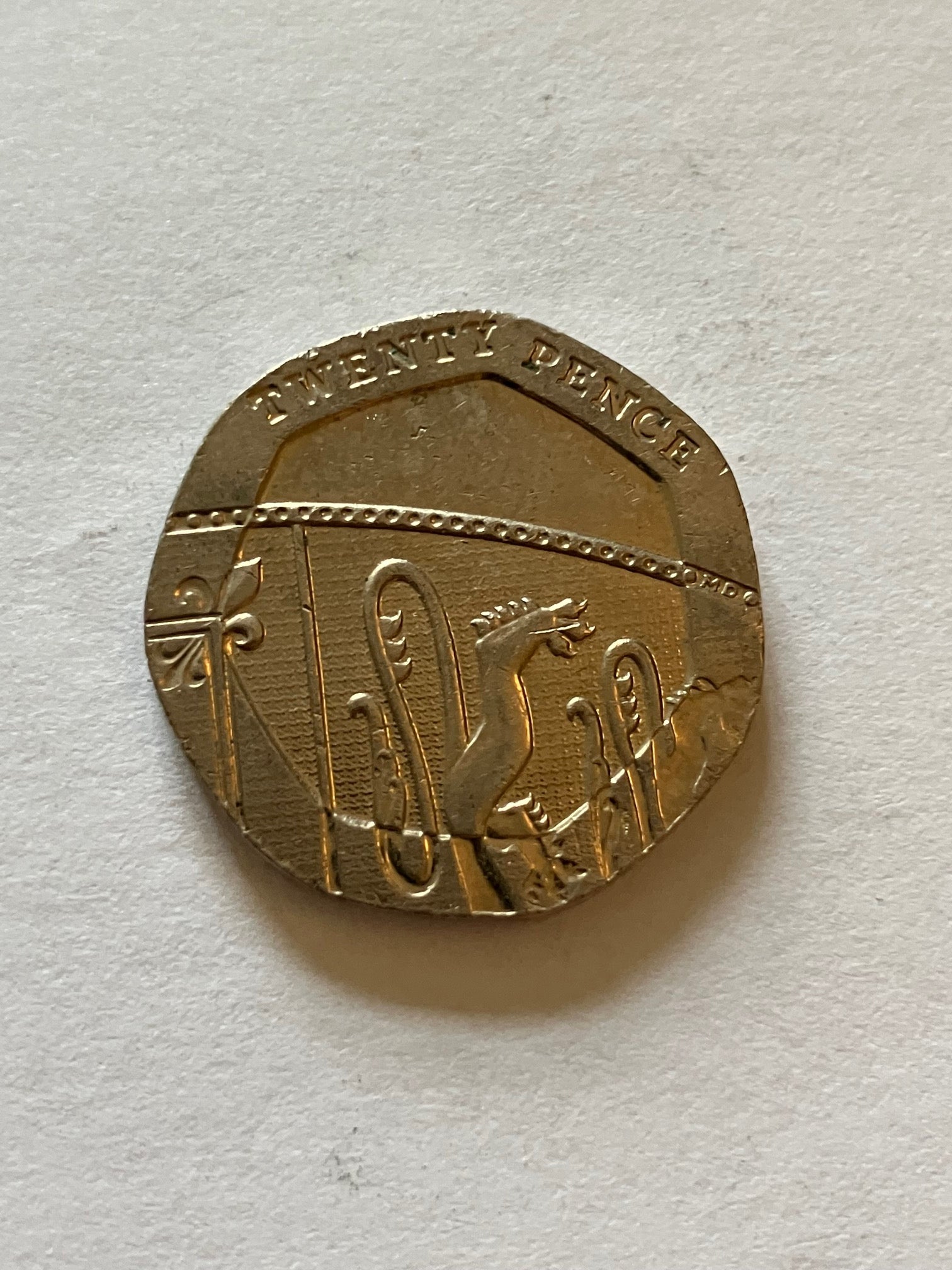 20 Pence England 2013