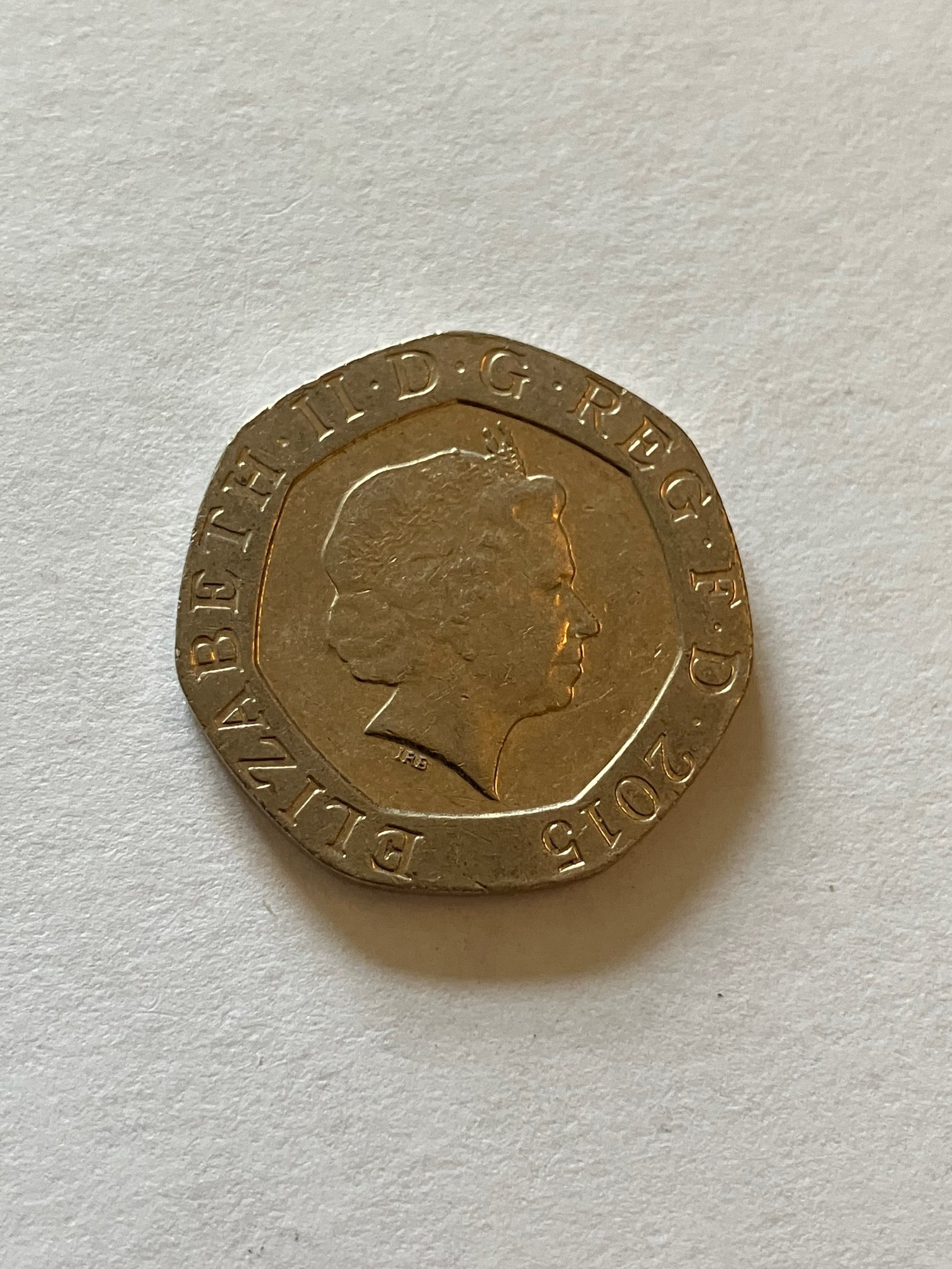 20 Pence England 2015