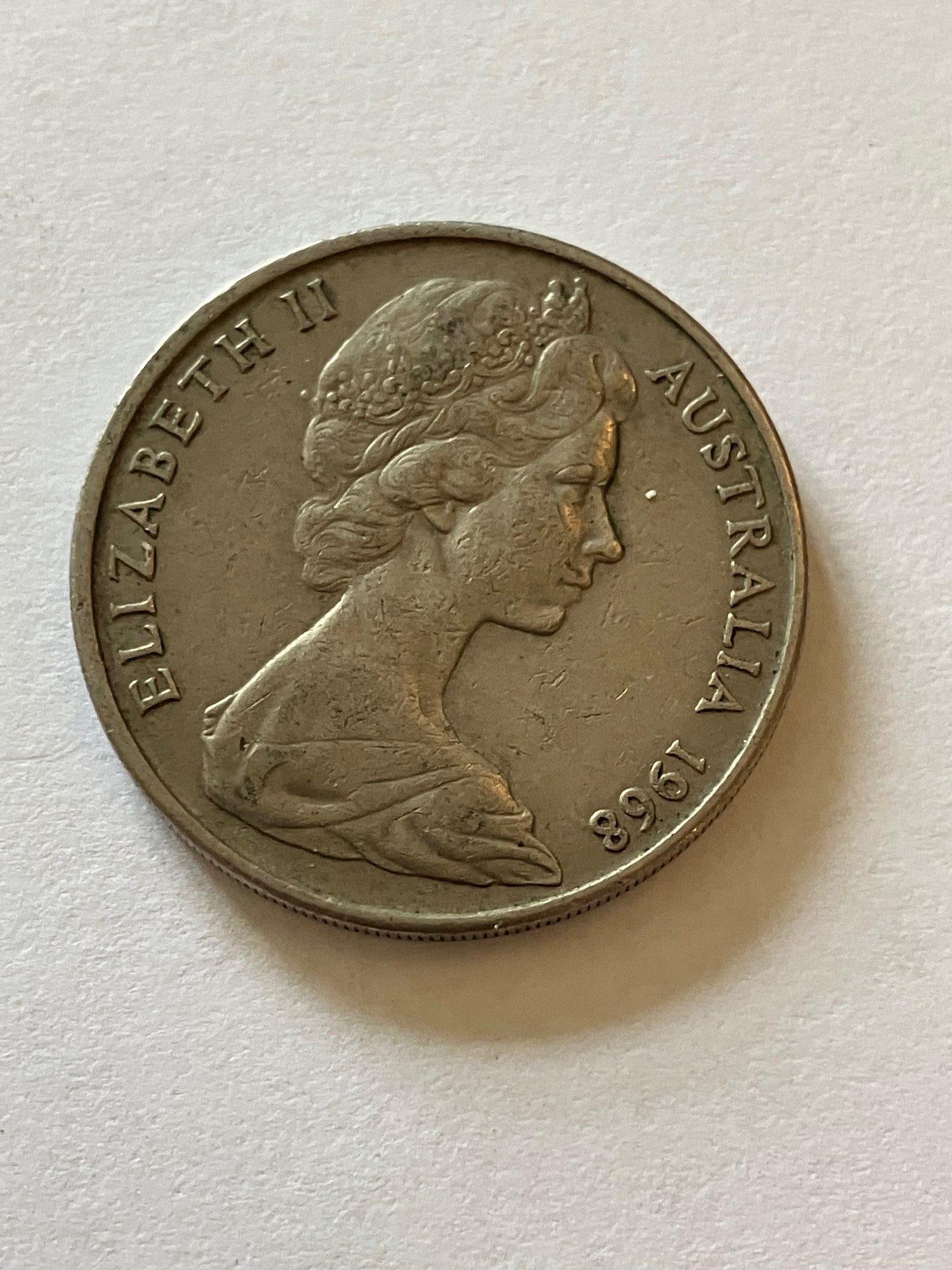 20 cents Australia 1968