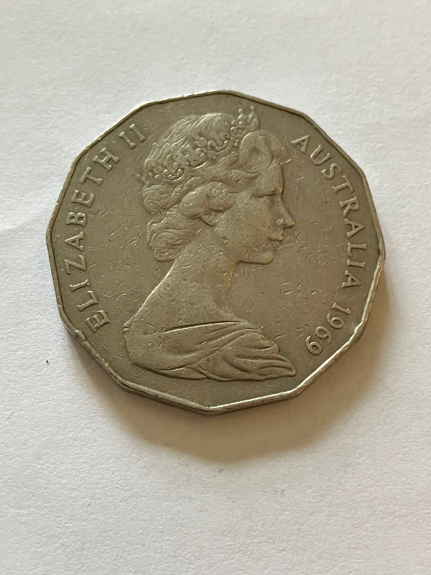 50 Cents Australia 1969