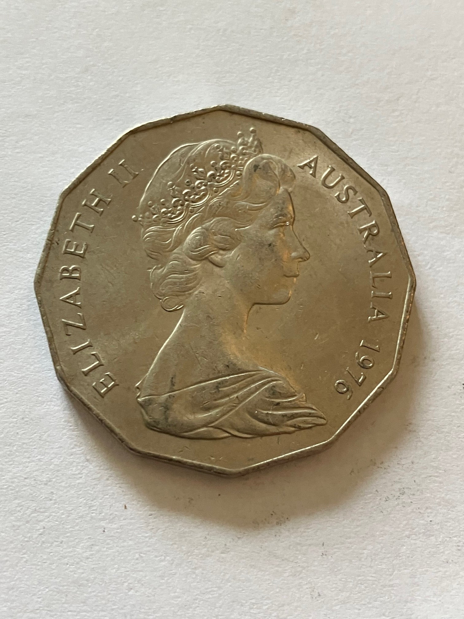 50 Cents Australia 1976