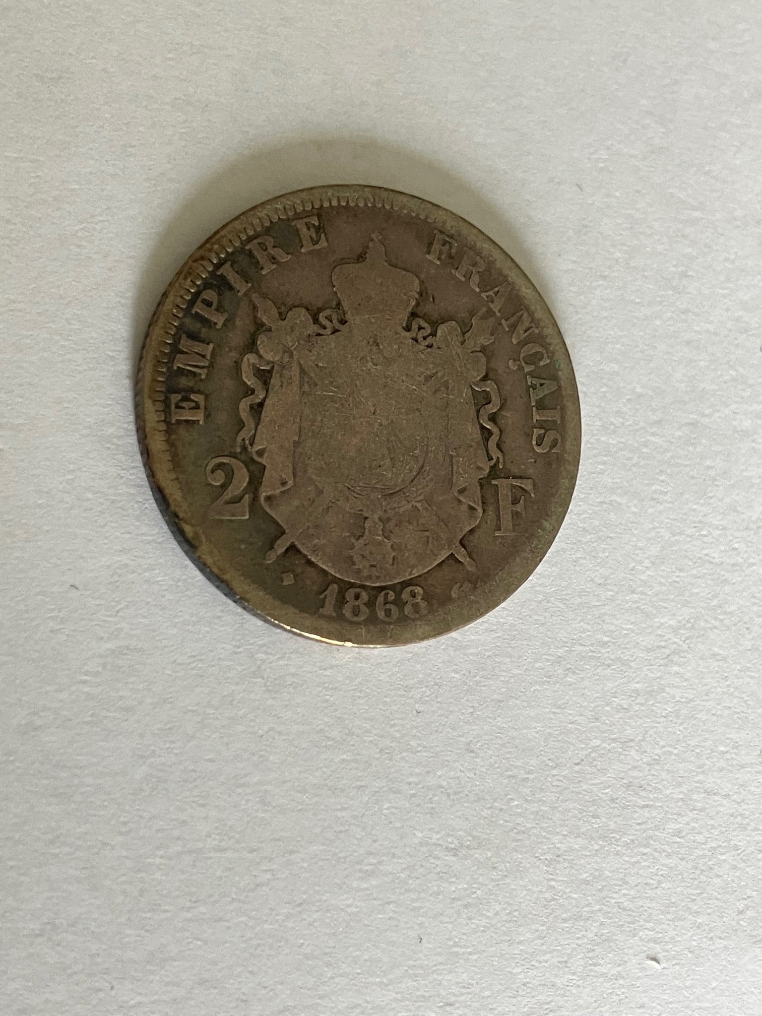 2 Francs France 1868