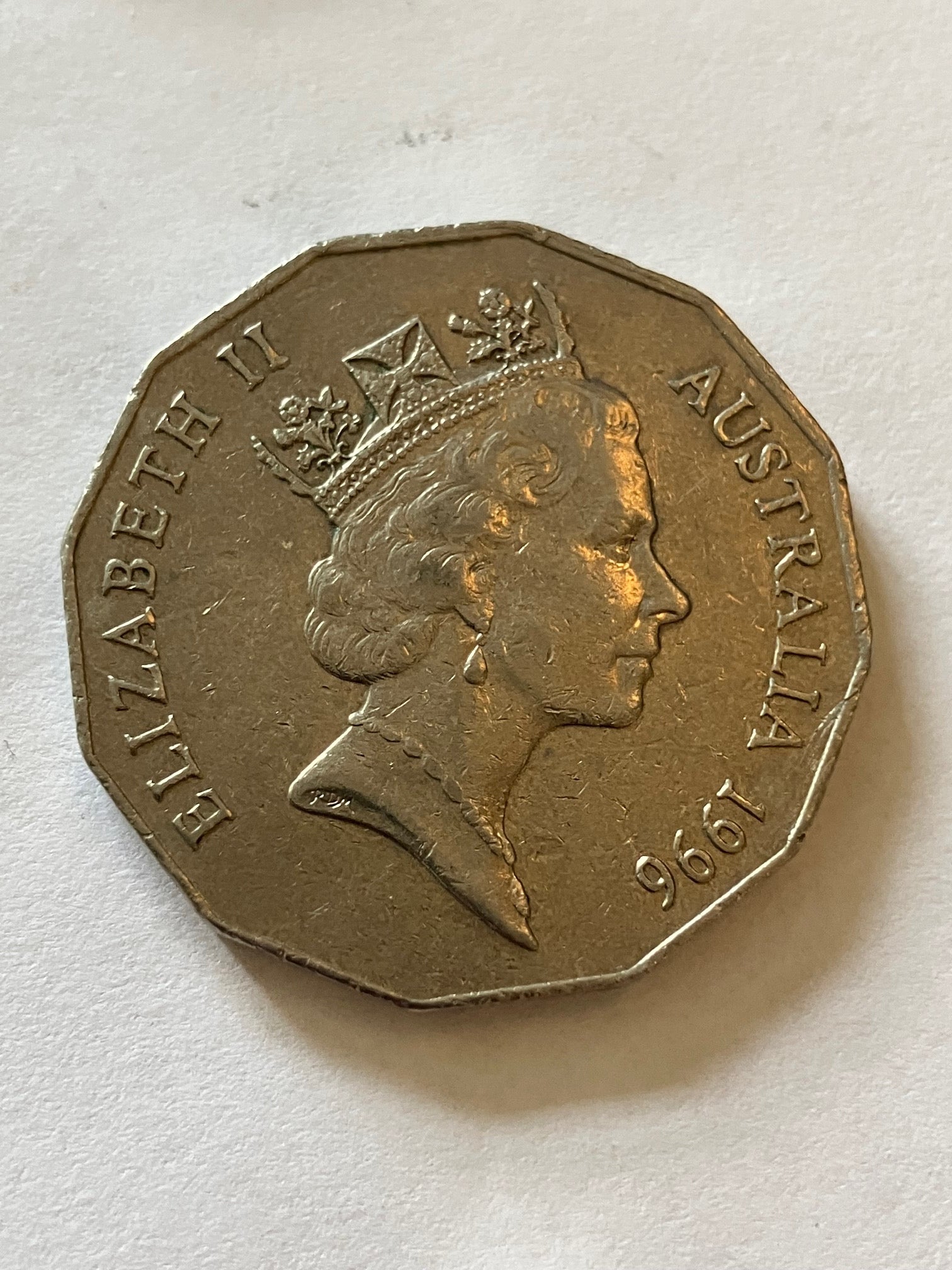 50 Cents Australia 1996