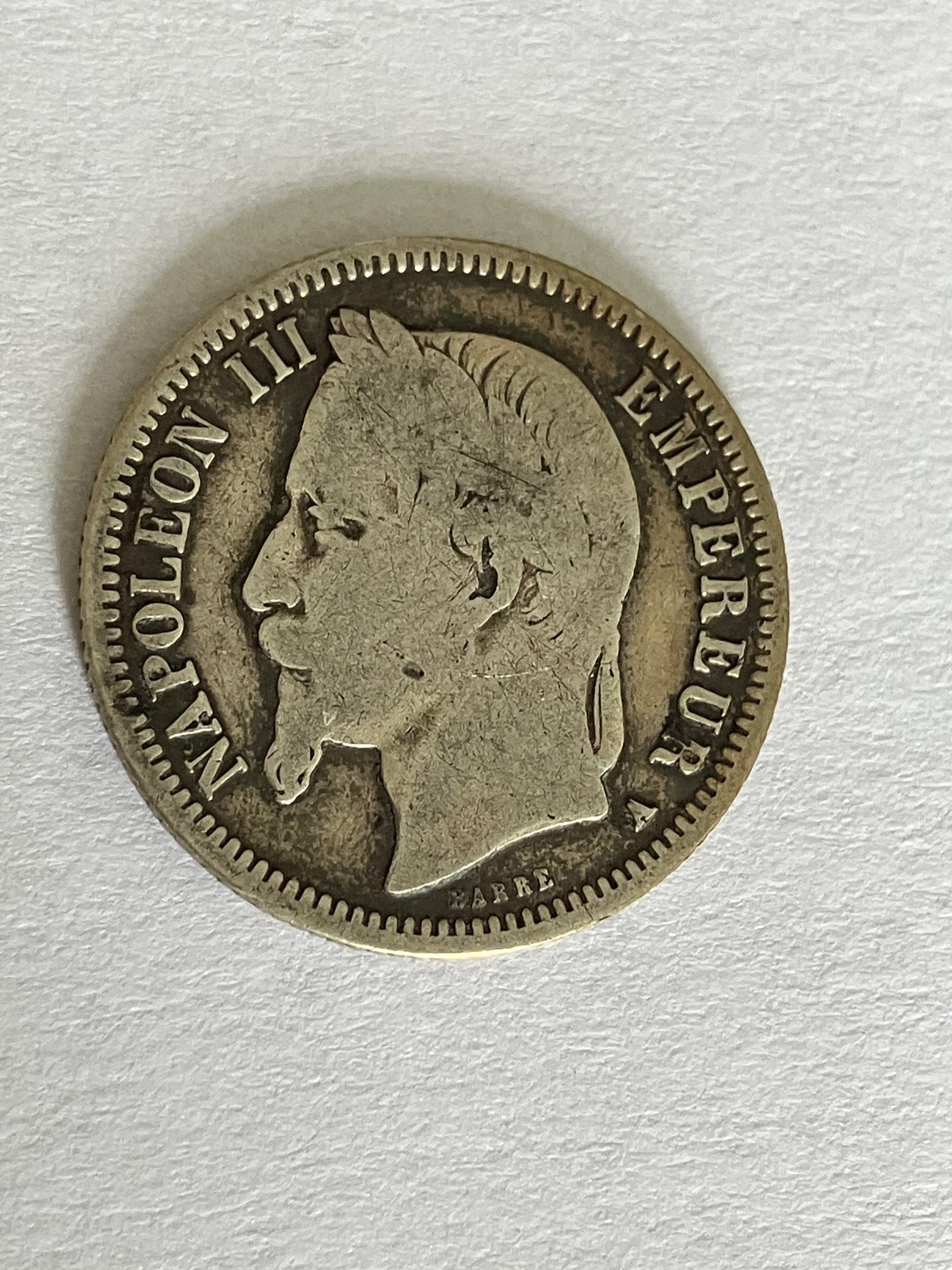 1 Franc France 1869