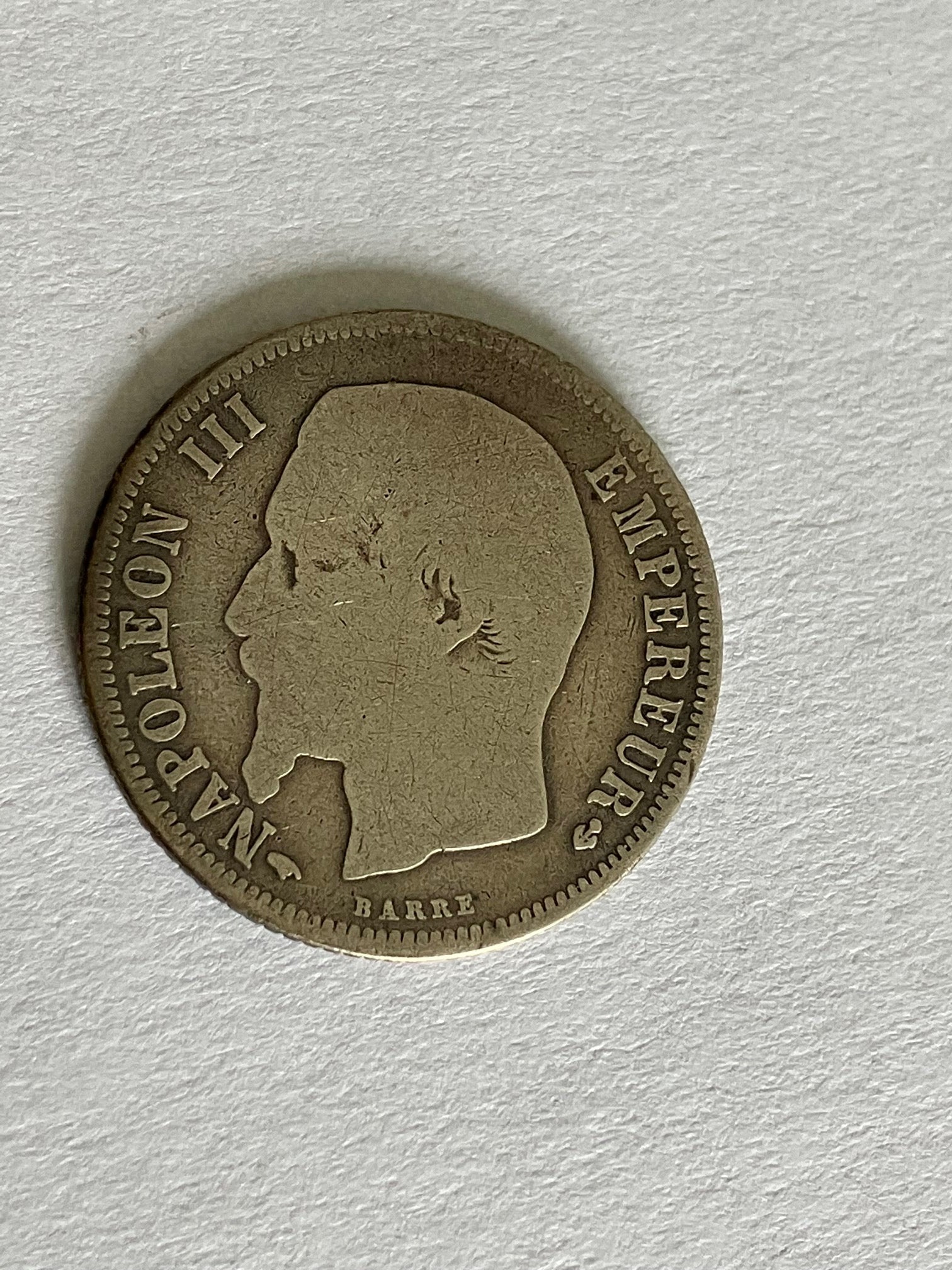 1 Franc France 1860 A