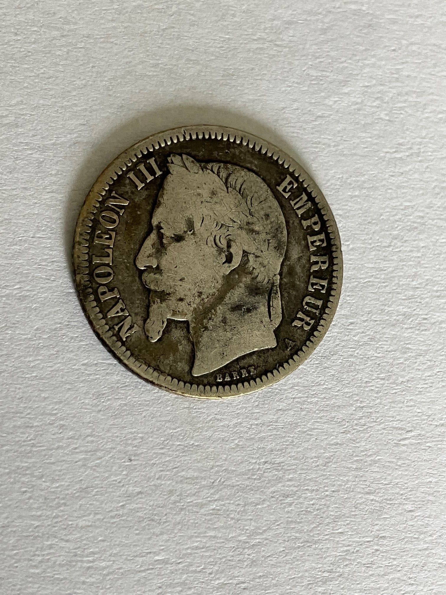 1 Franc France 1867