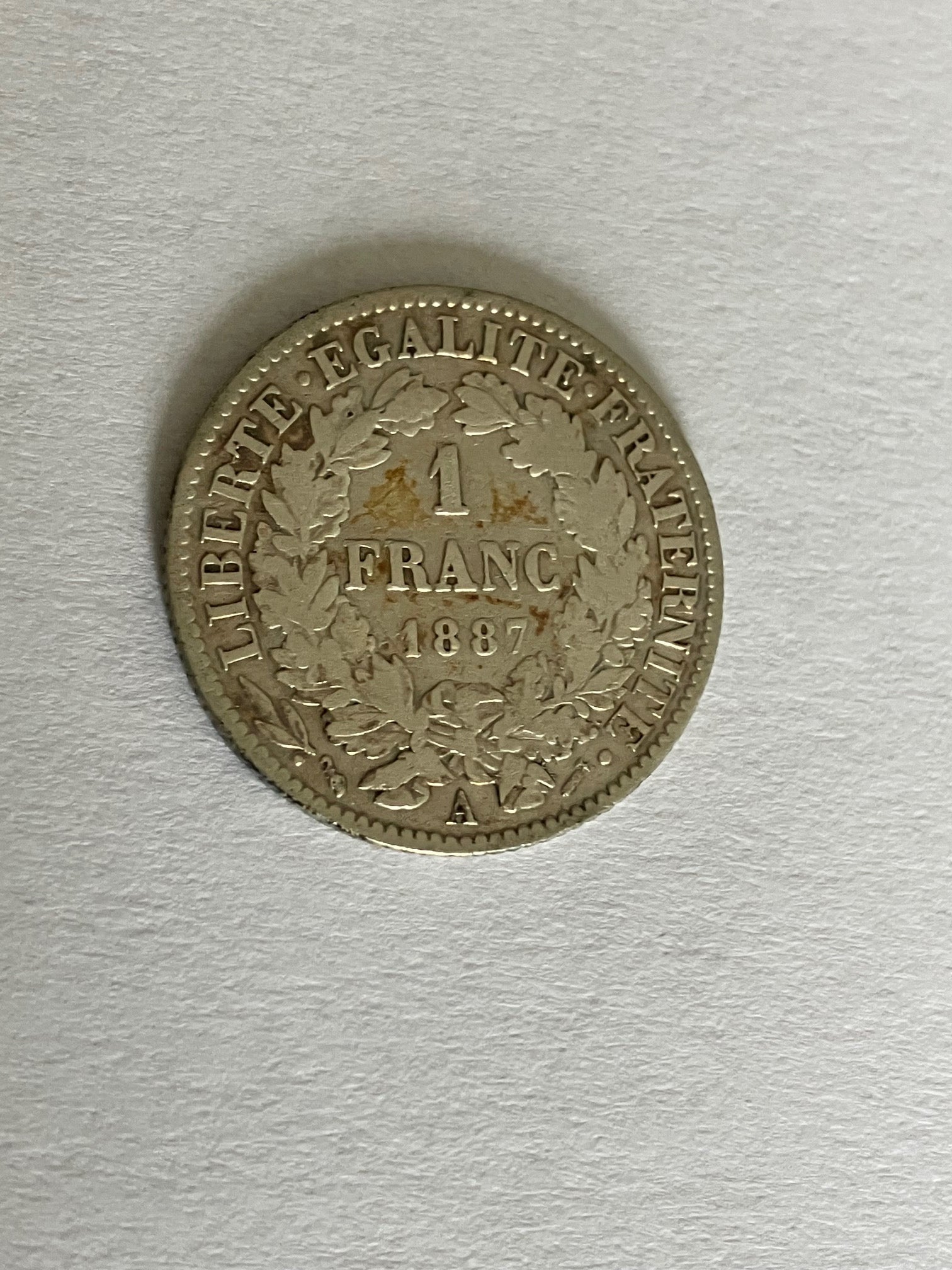 1 Franc France 1887