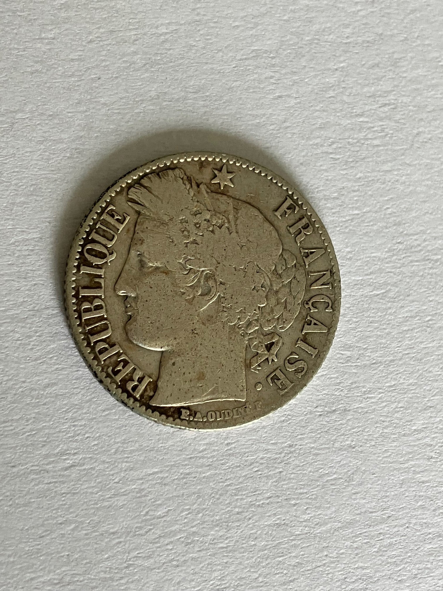 1 Franc France 1887